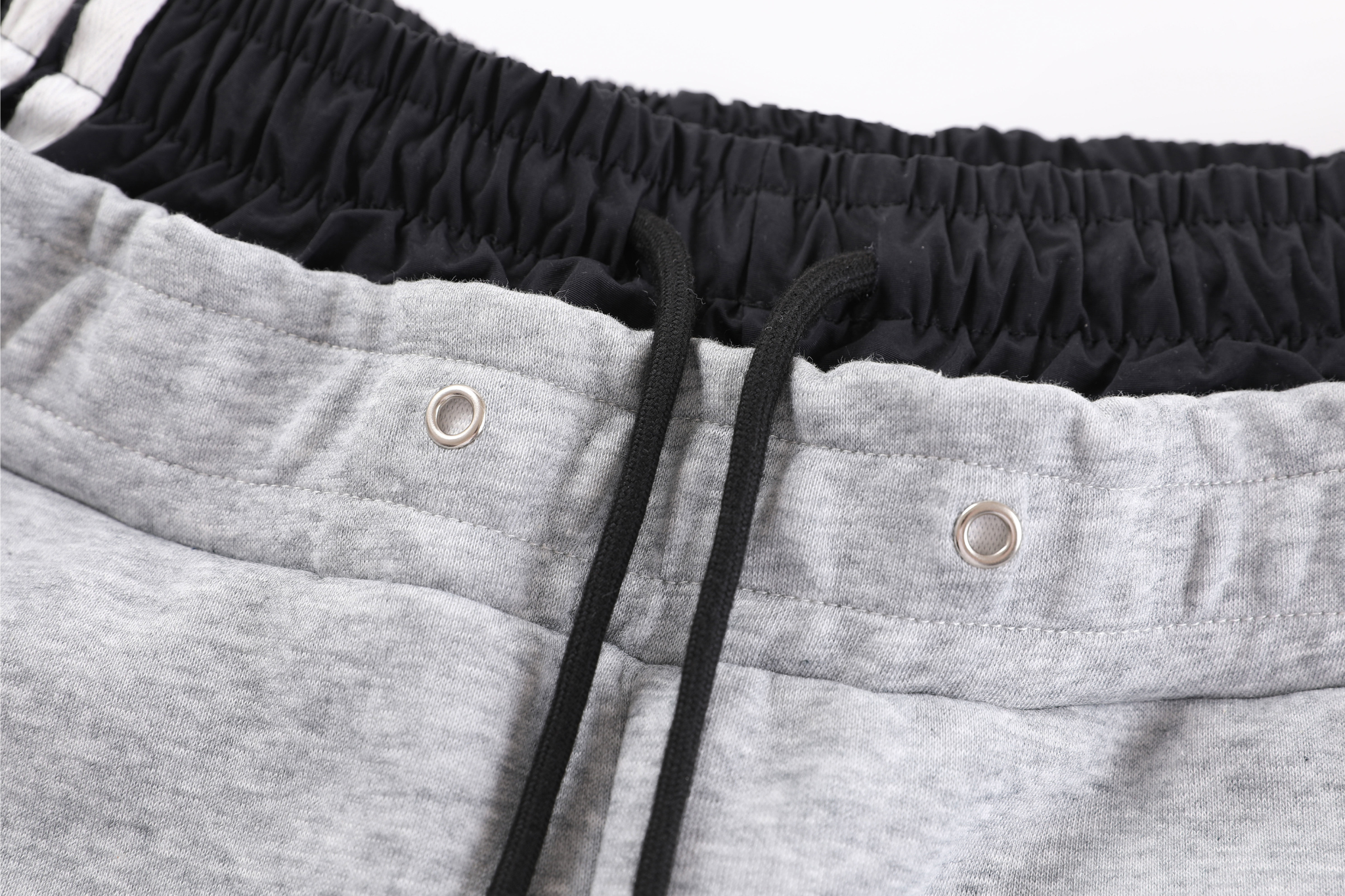 STARRVAINT Double-Waist Stripe Wide-Leg Sweatpants