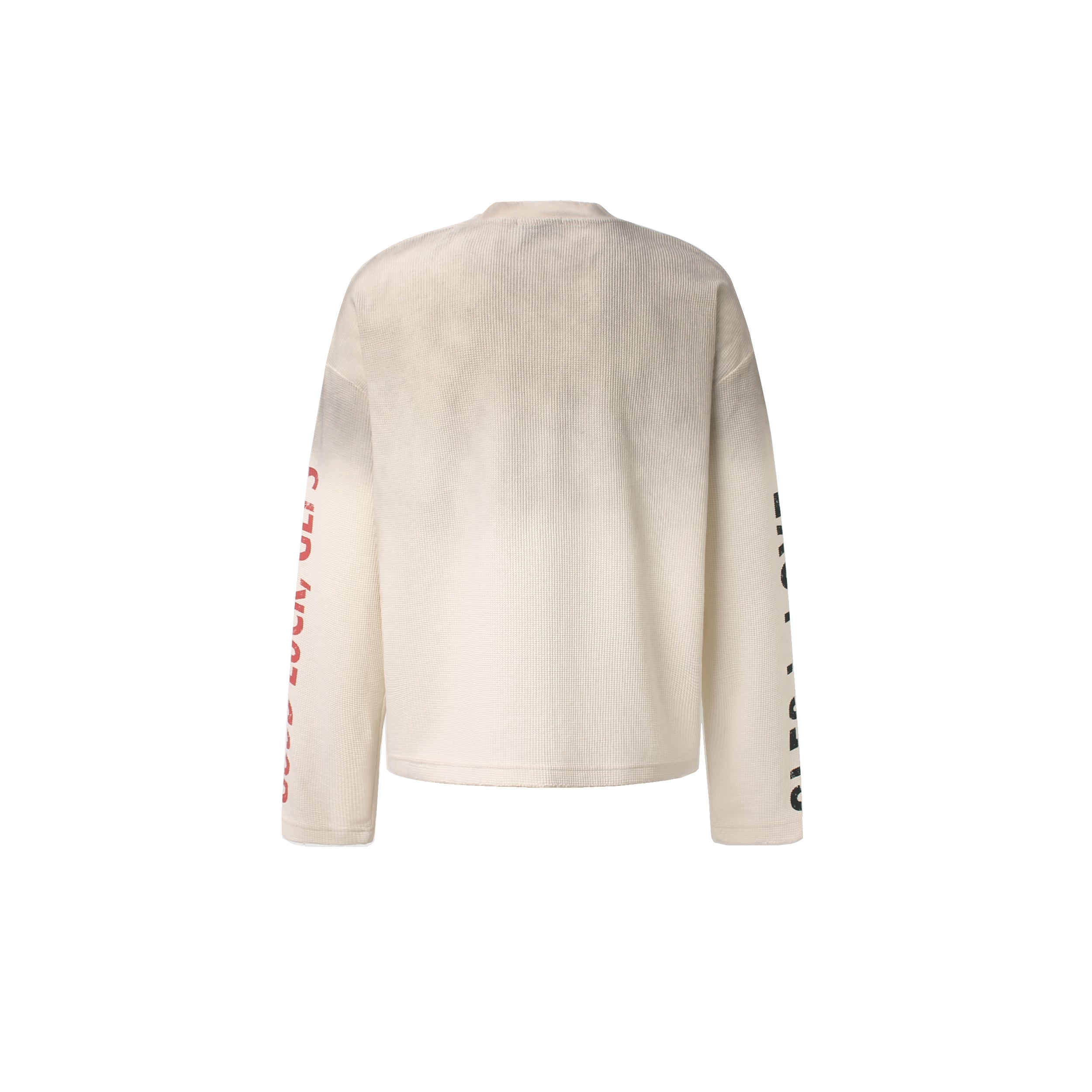 STARRVAINT Waffle Graphic Long Sleeve