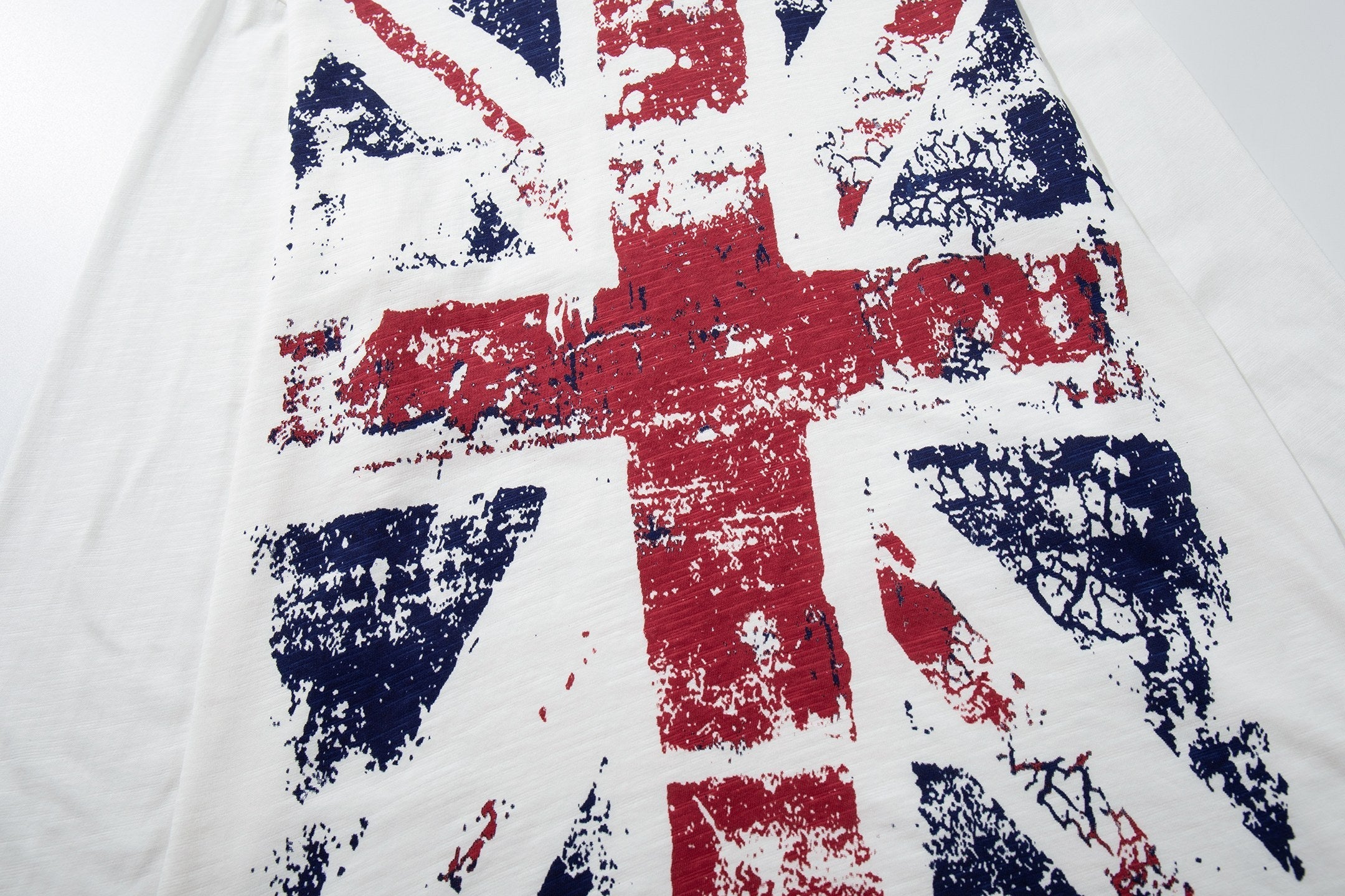 STARRVAINT Vintage Union Jack Graphic Long Sleeve