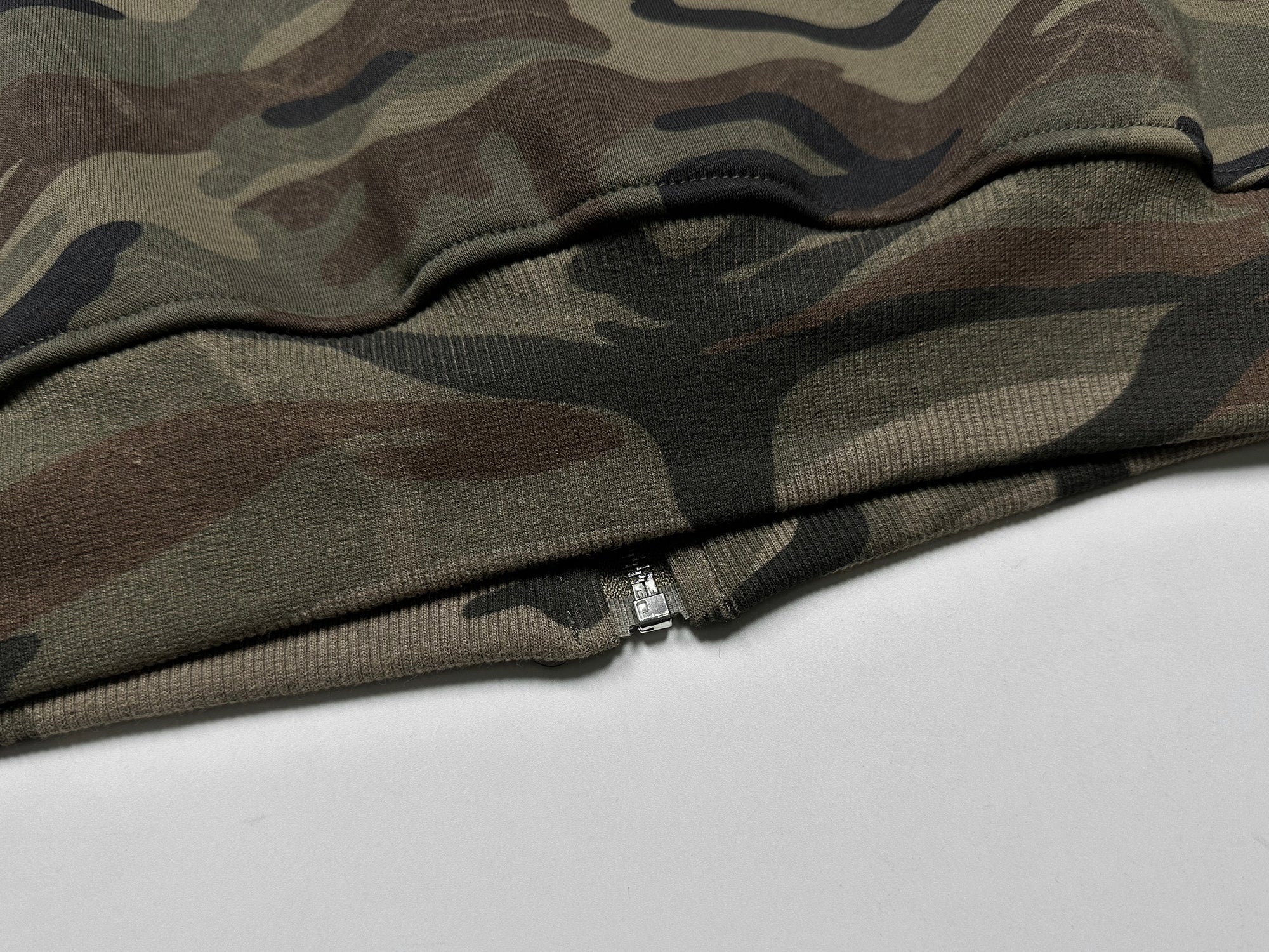 STARRVAINT Camo Varsity Zip Hoodie
