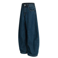 STARRVAINT Deep Indigo Balloon Wide-Leg Jeans