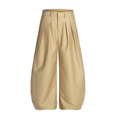 STARRVAINT Pleated Barrel Trousers