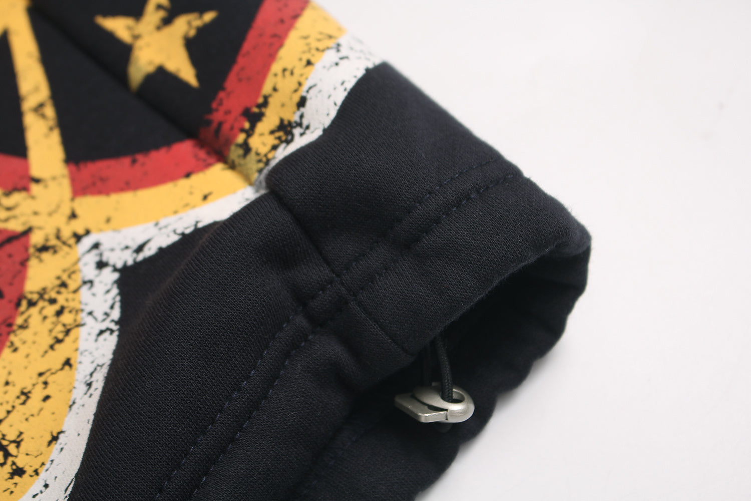 STARRVAINT Fleece-Lined Sports Letter Wide-Leg Sweatpants