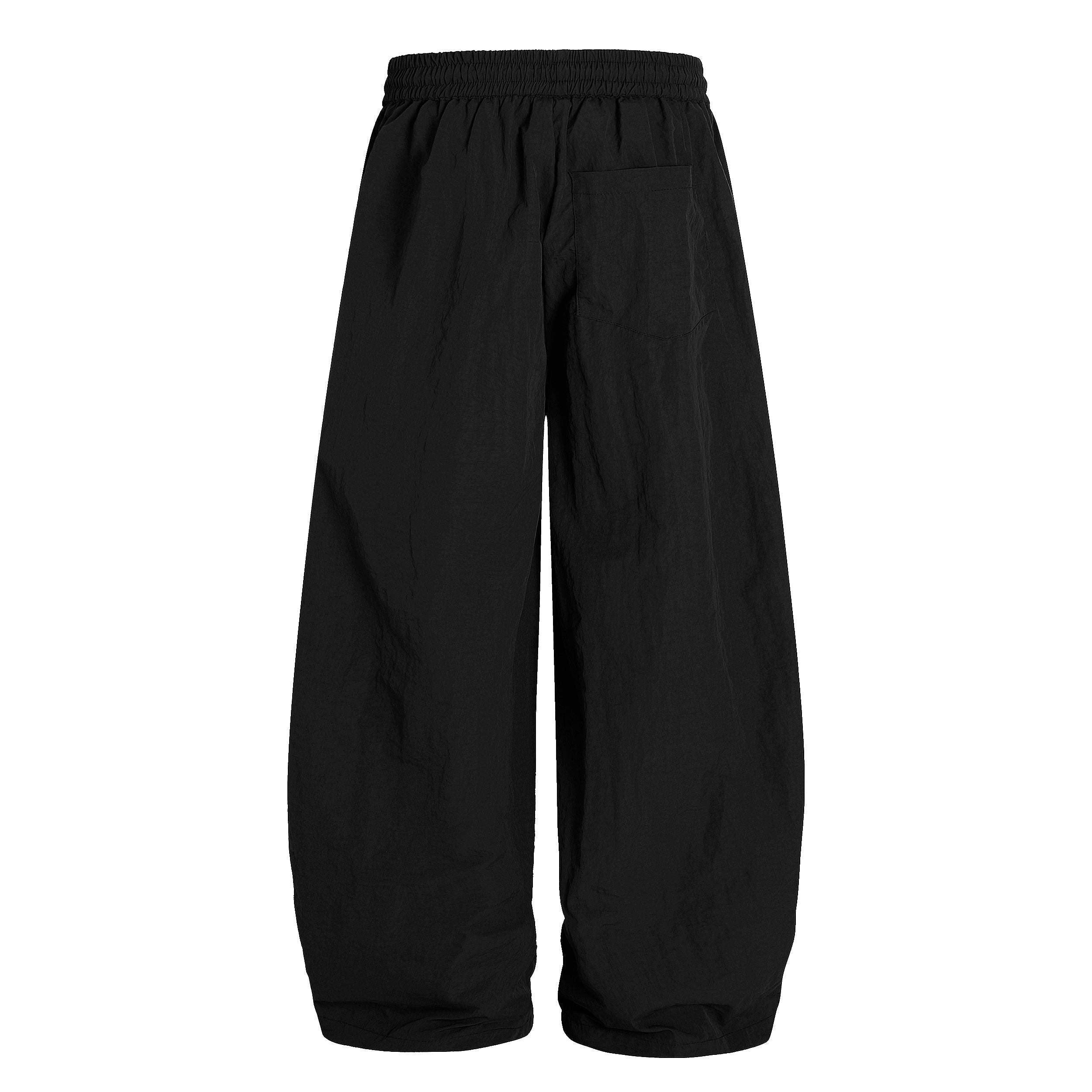 STARRVAINT Nylon Multi-Stripe Track Wide-Leg Pants