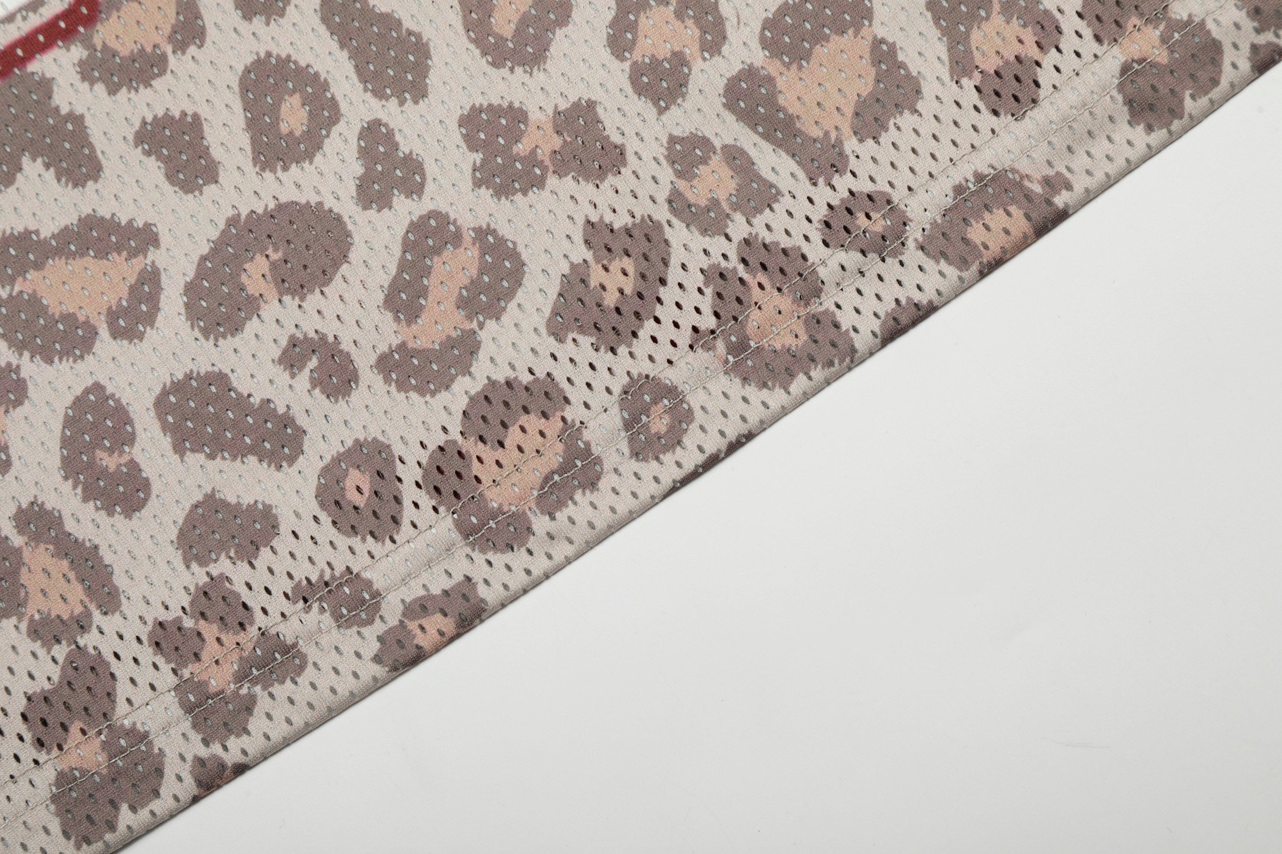 STARRVAINT “Leopard Varsity Mesh Jersey”