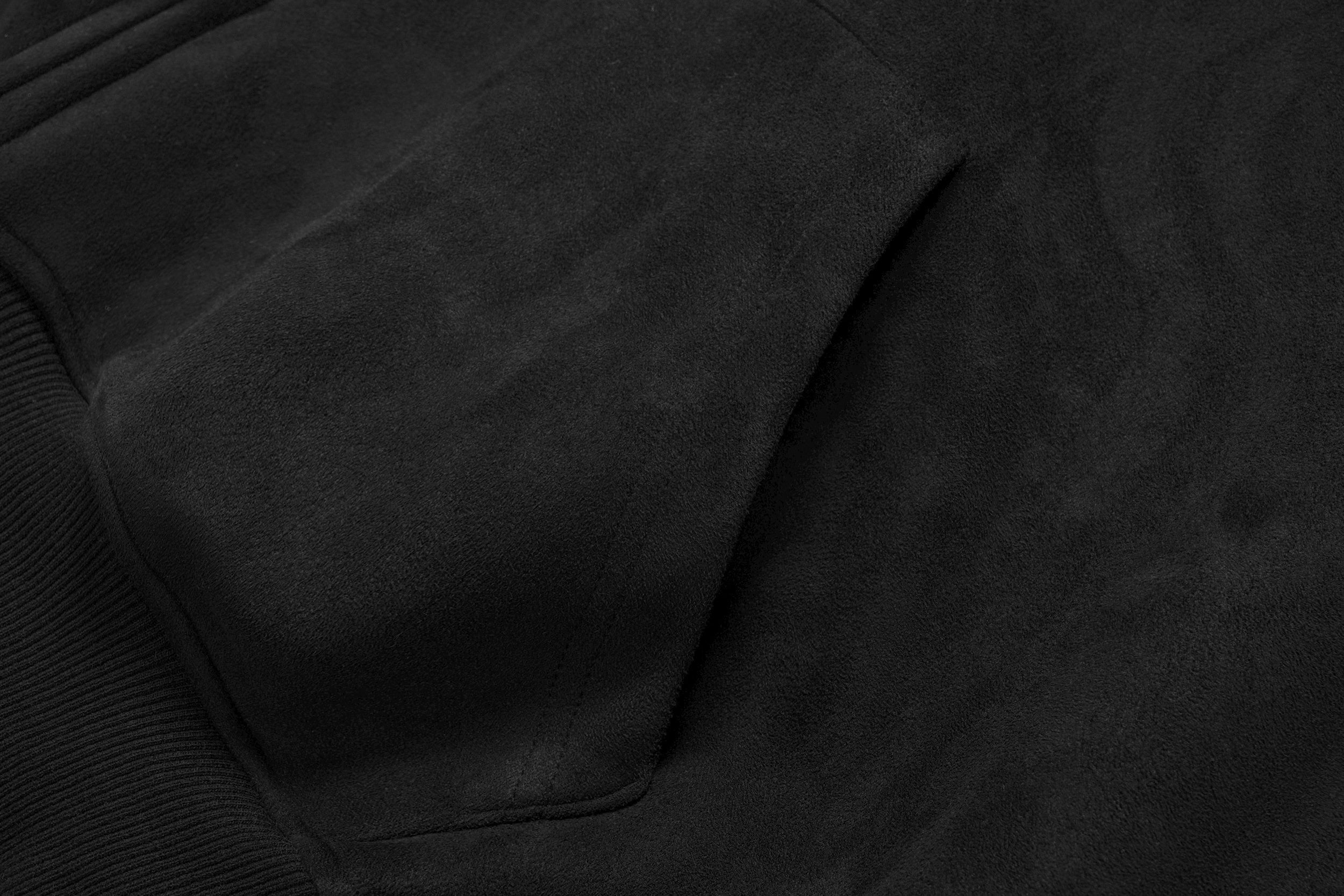 STARRVAINT Gothic Embroidered Suede Zip Hoodie
