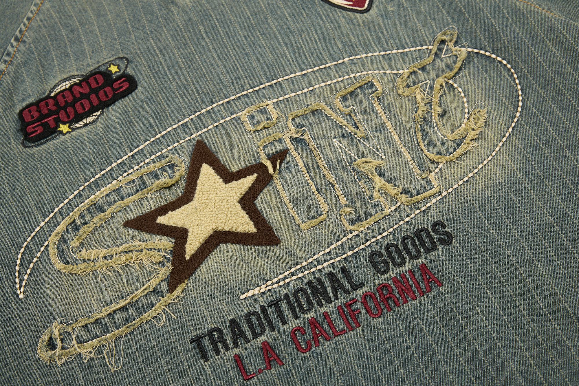 STARRVAINT “Vintage Pinstripe Sport Tee”