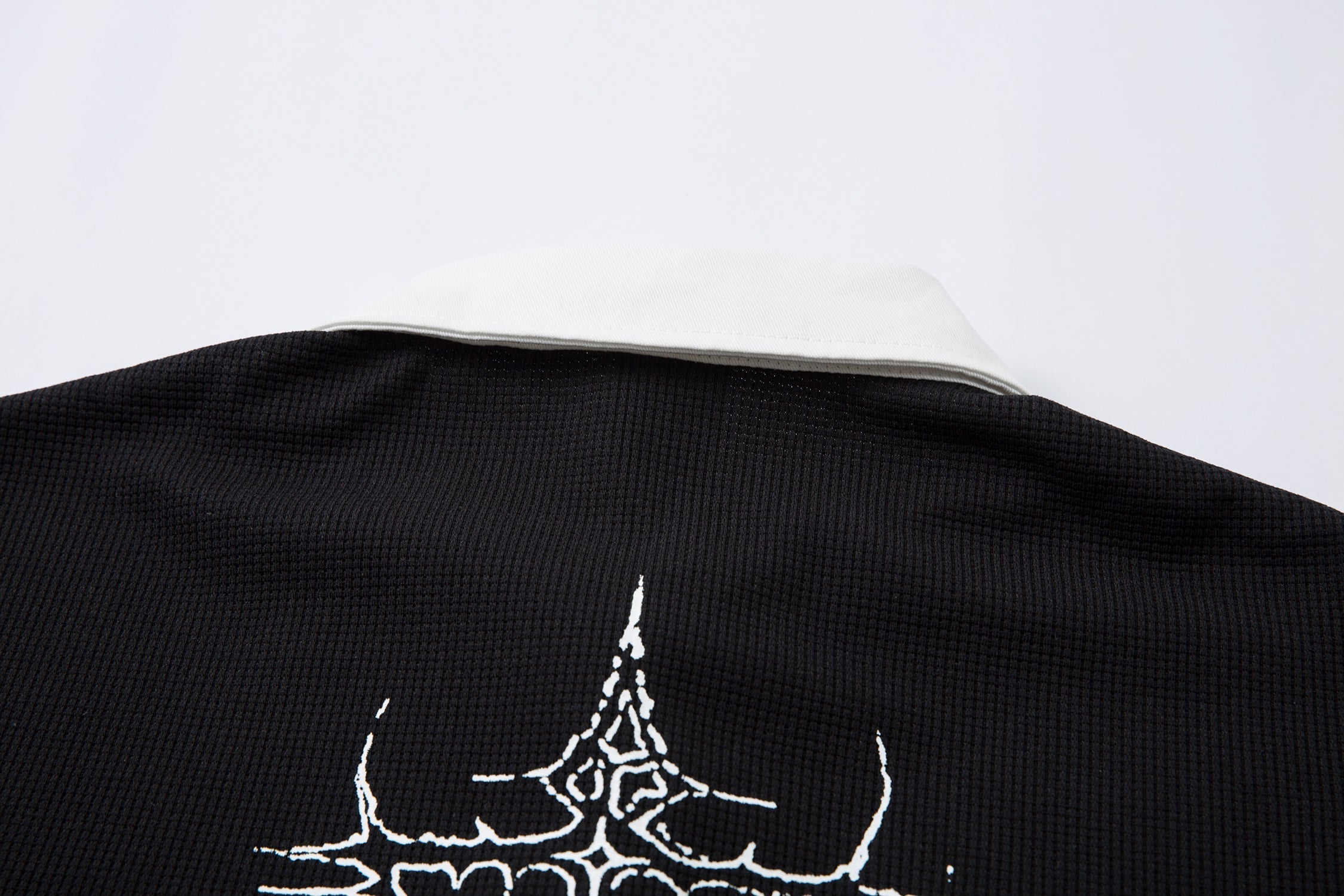 STARRVAINT Gothic Graphic Polo Shirt