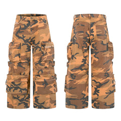 STARRVAINT Heavy Tactical Camo Multi-Pocket Cargo Pants