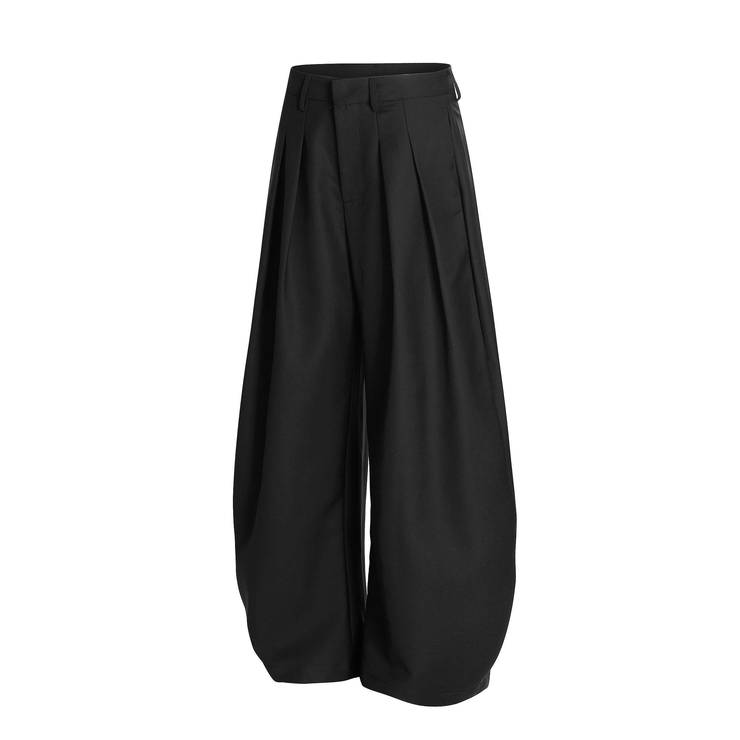 STARRVAINT Pleated Barrel Trousers