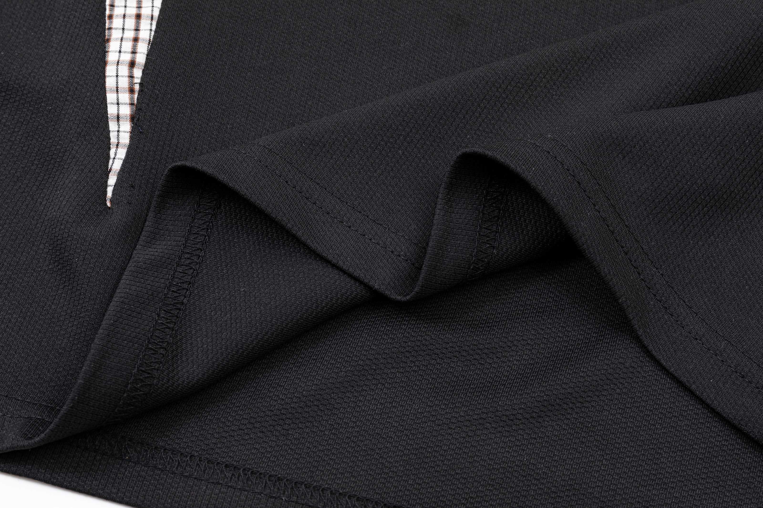 STARRVAINT Vintage Plaid Panel Polo