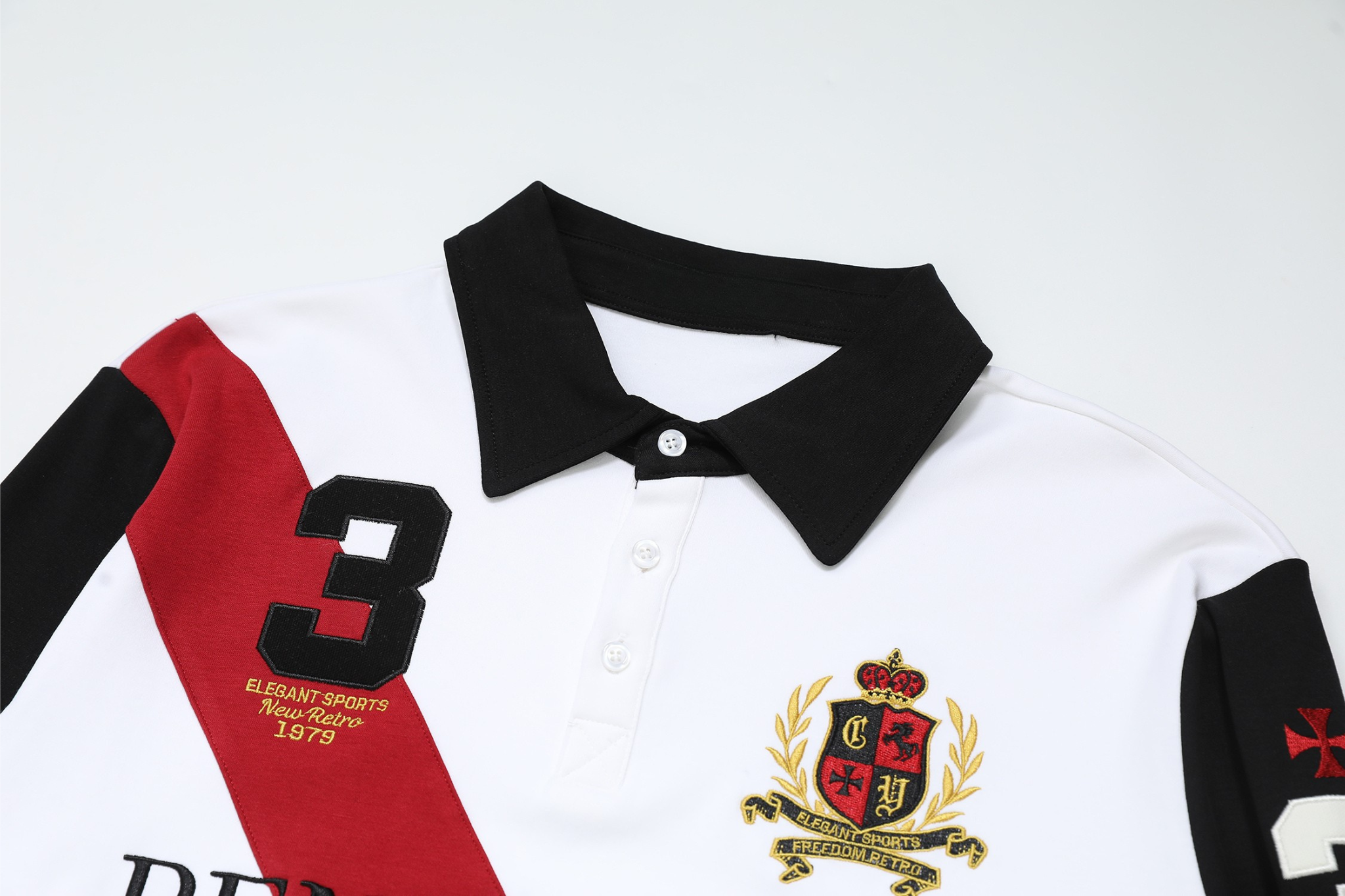 STARRVAINT Heritage Stripe Long Sleeve Polo