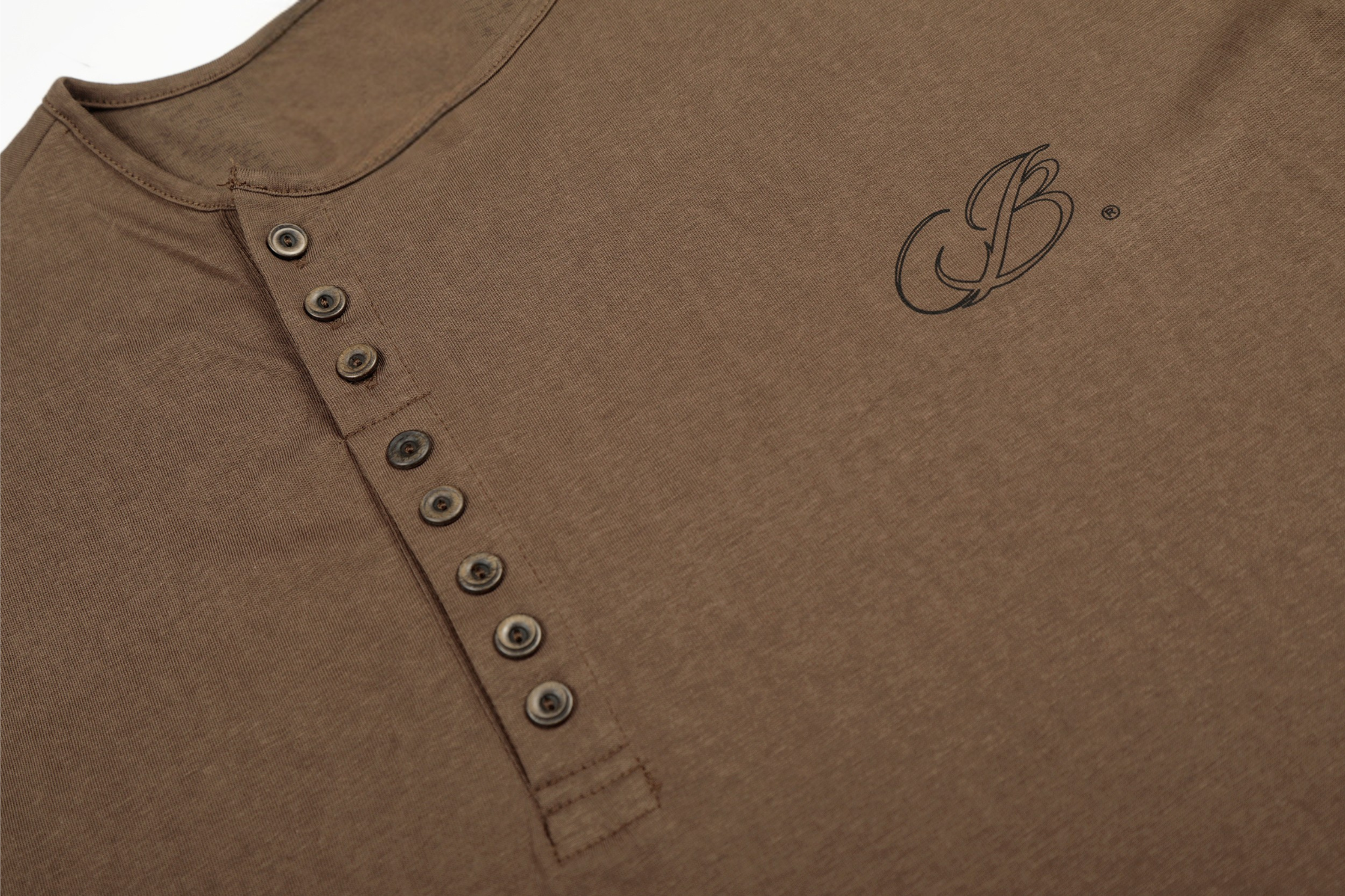 STARRVAINT Classic Henley Long Sleeve Tee