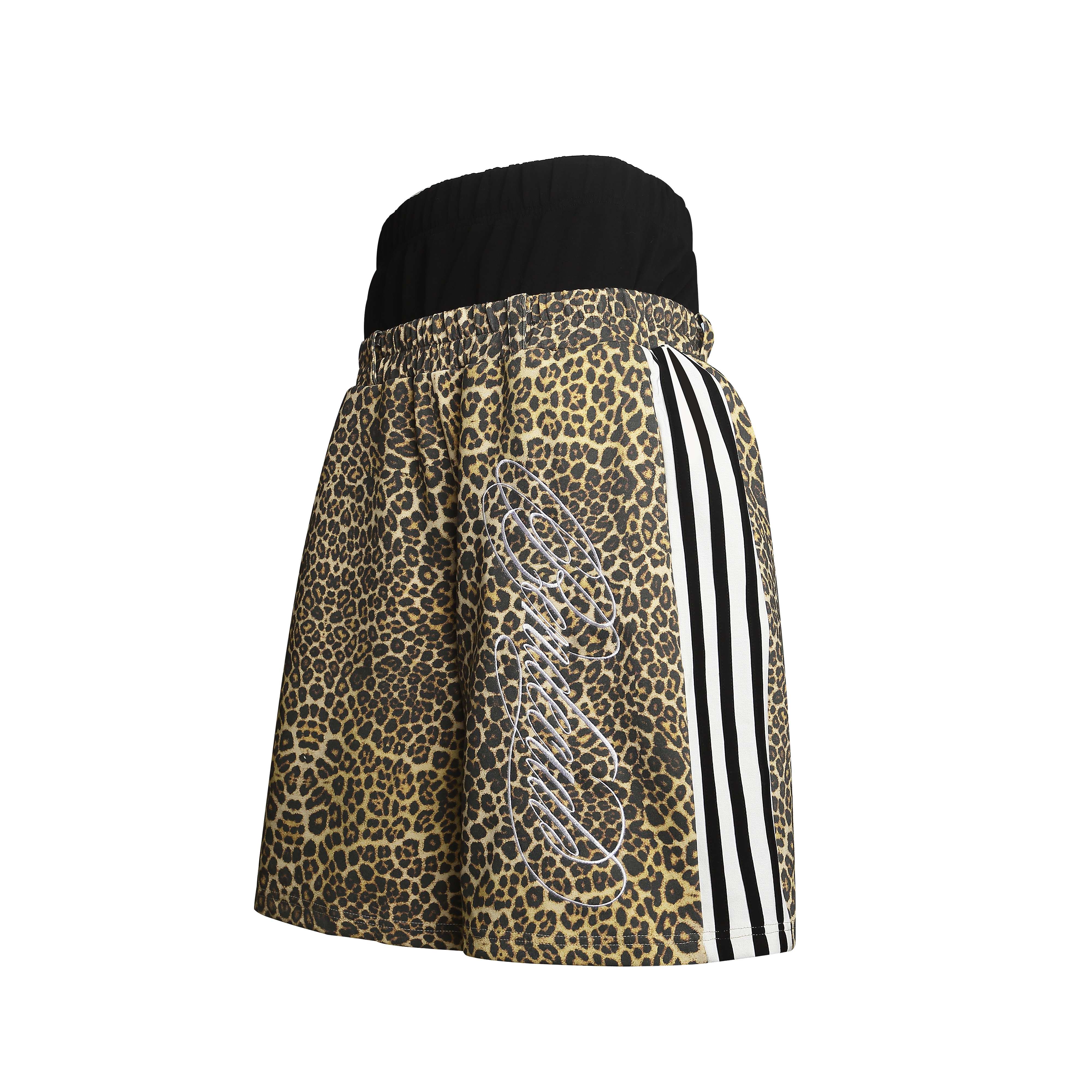 STARRVAINT Leopard Waist Sport Shorts
