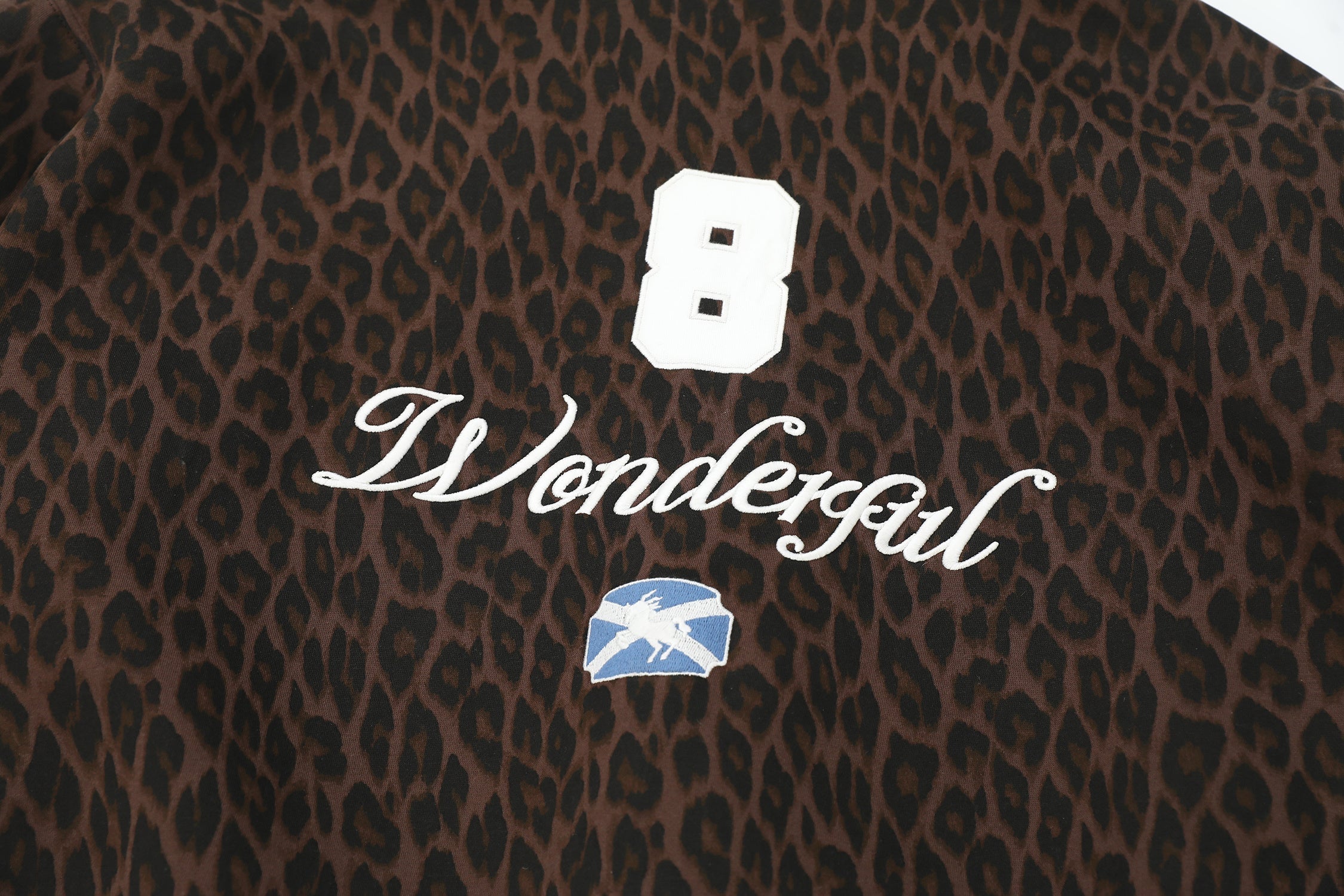 STARRVAINT Leopard Crest Zip Hoodie