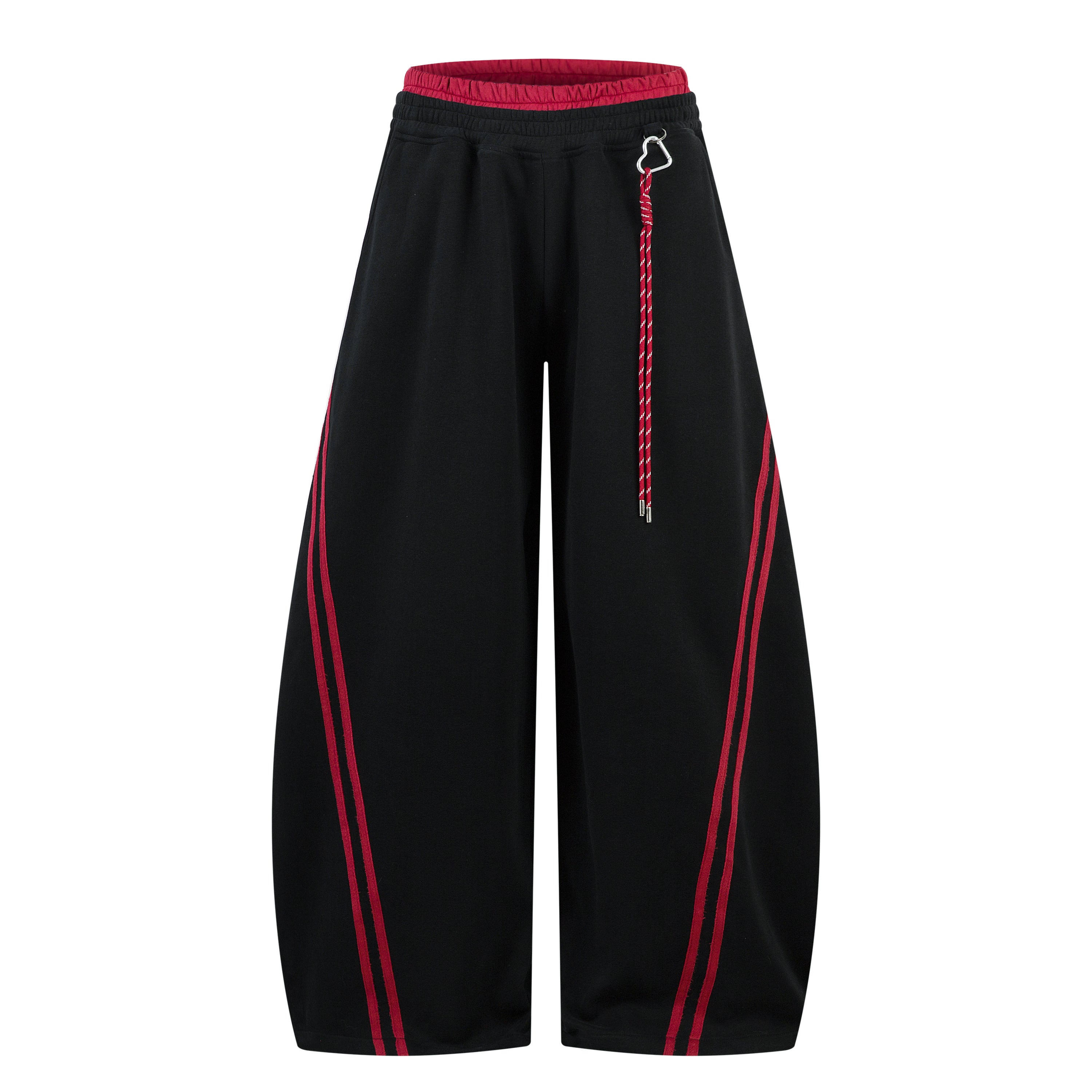 STARRVAINT Double Stripe Barrel Sweatpants