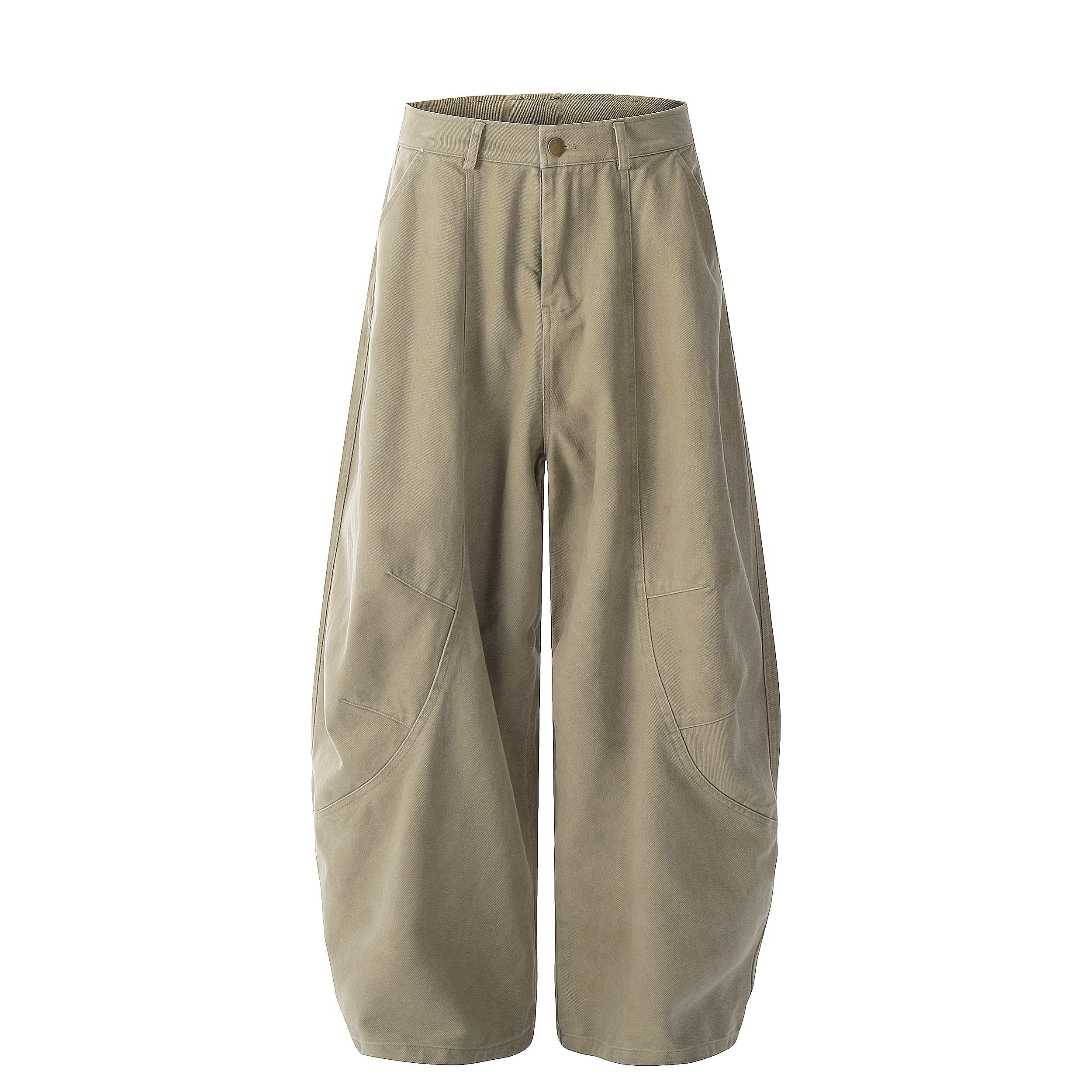 STARRVAINT Vintage Arc-Pocket Balloon Pants