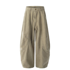STARRVAINT Vintage Arc-Pocket Balloon Pants
