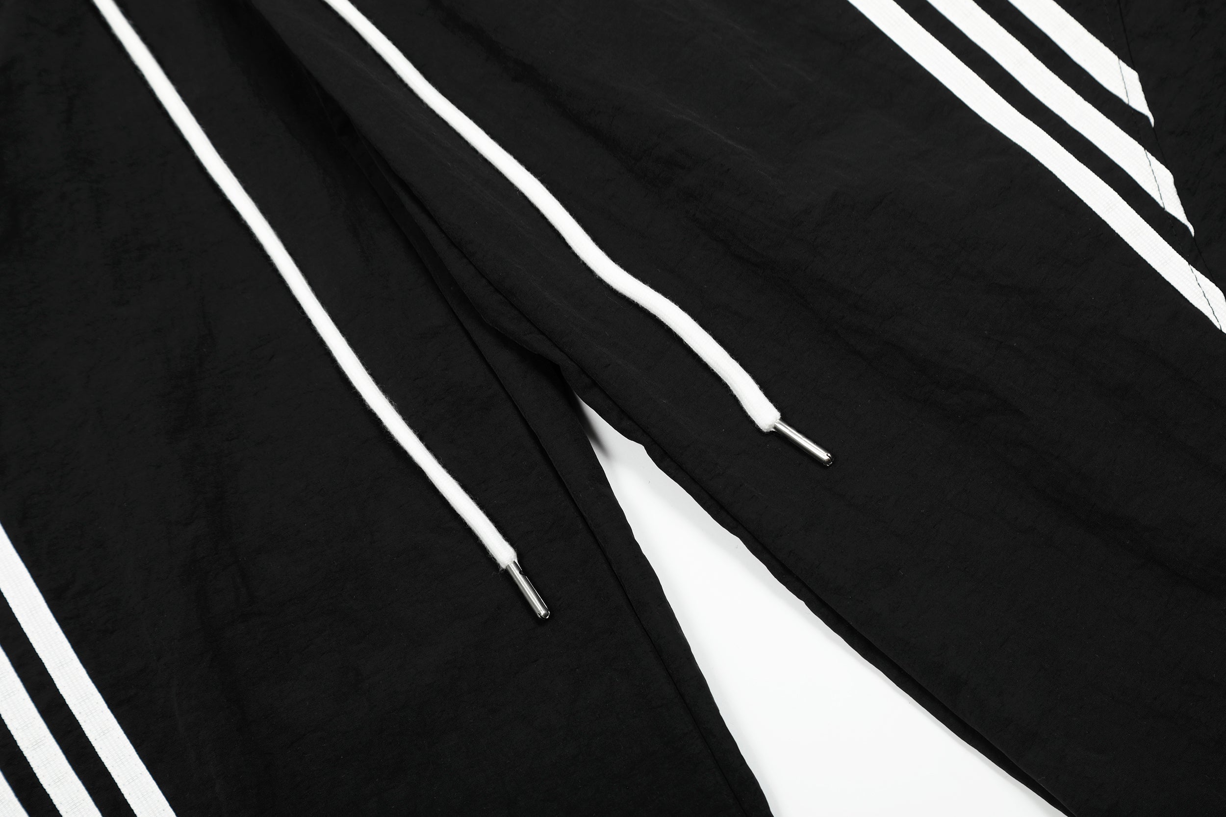STARRVAINT Nylon Multi-Stripe Track Wide-Leg Pants
