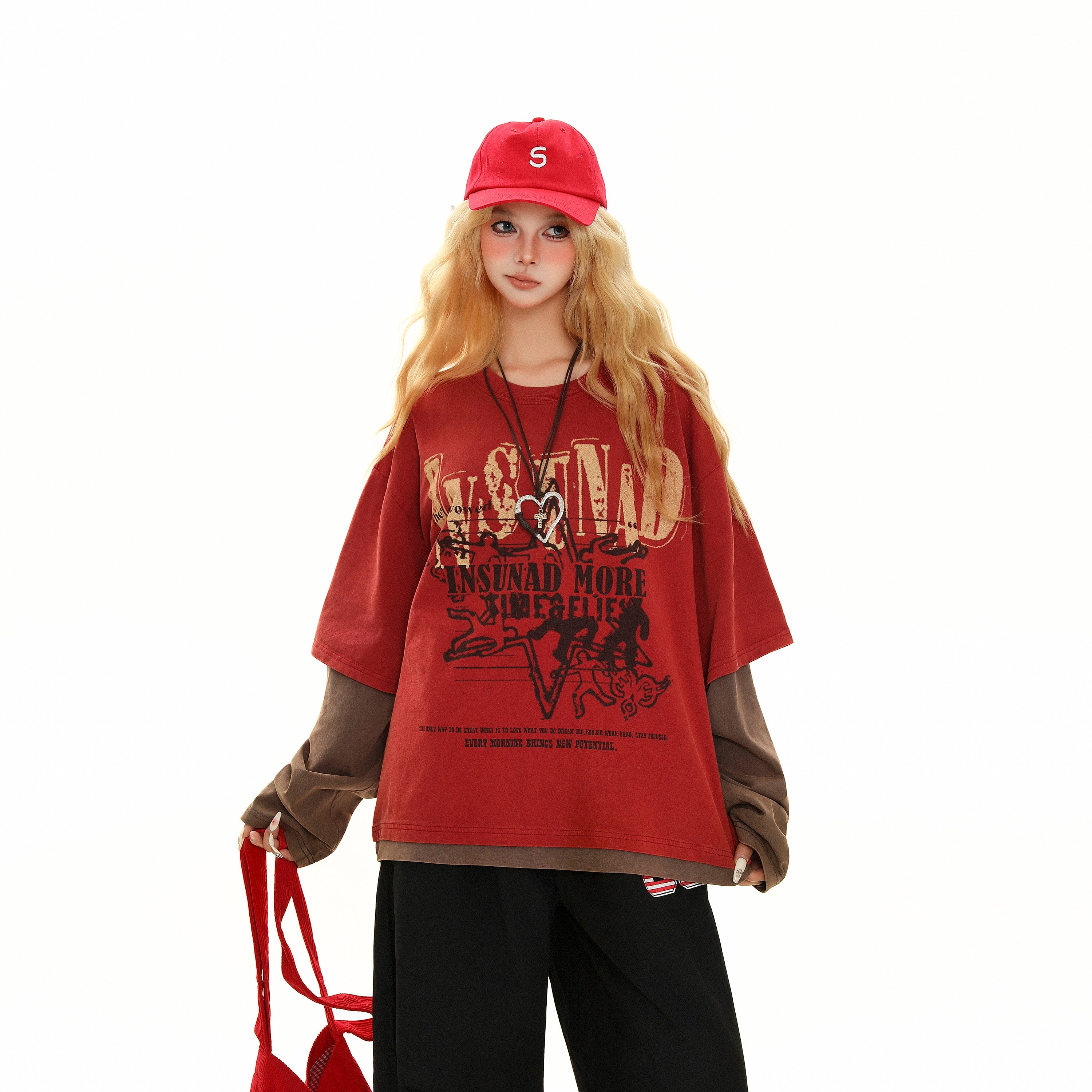 STARRVAINT Layered Graphic Tee