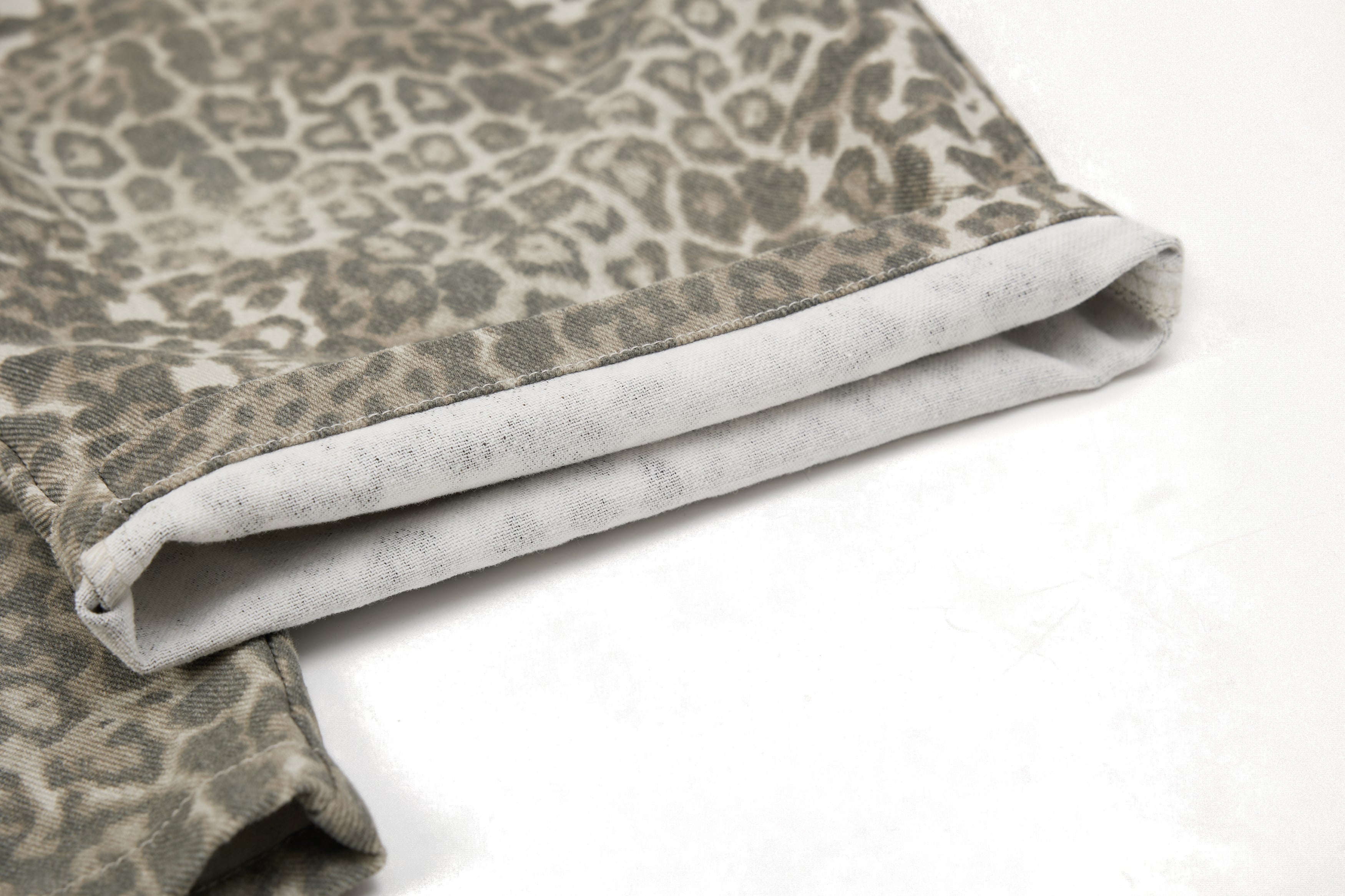 STARRVAINT Leopard Barrel Pants