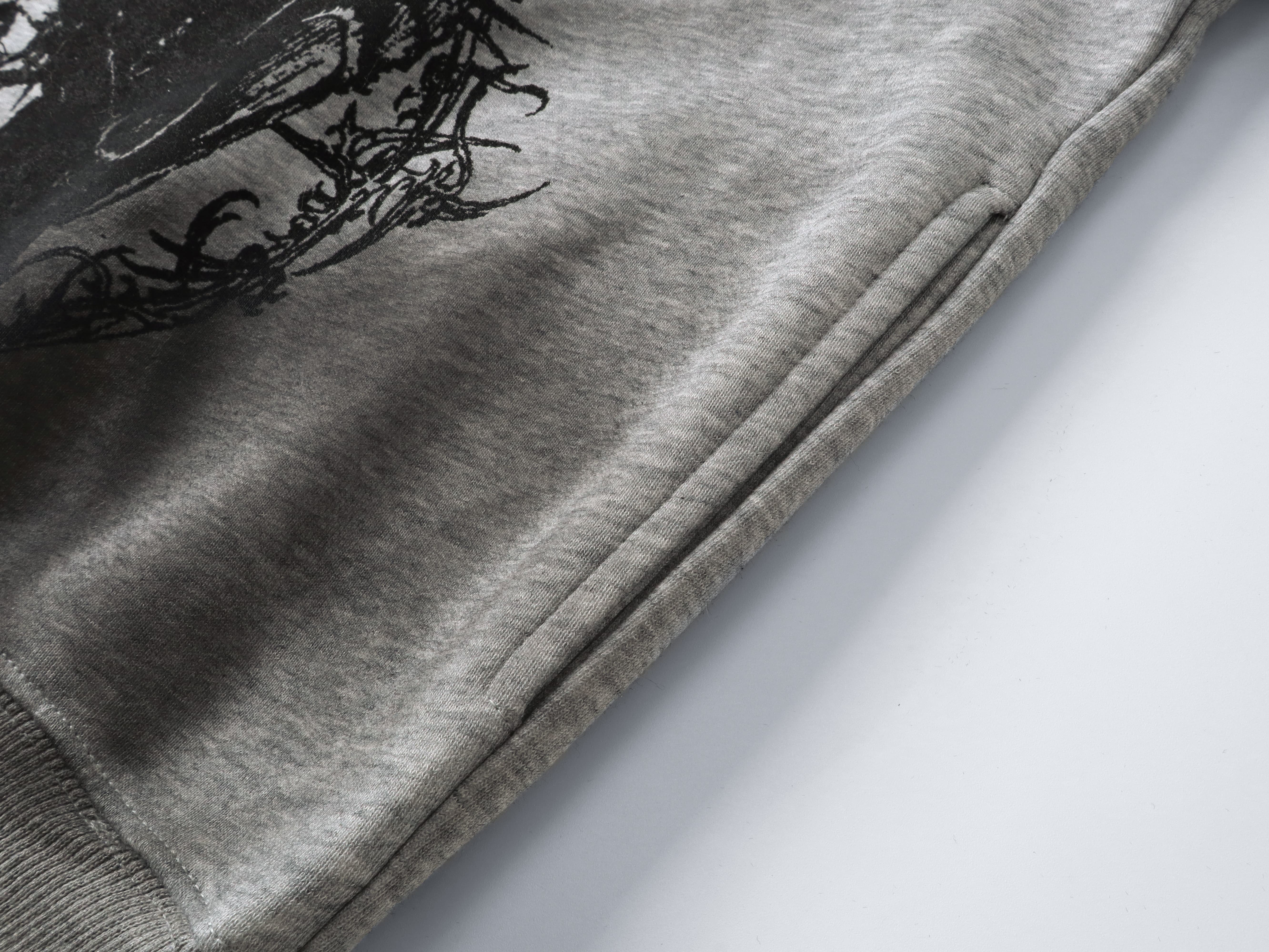 STARRVAINT Gothic Fur-Trim Zip-Up Hoodie