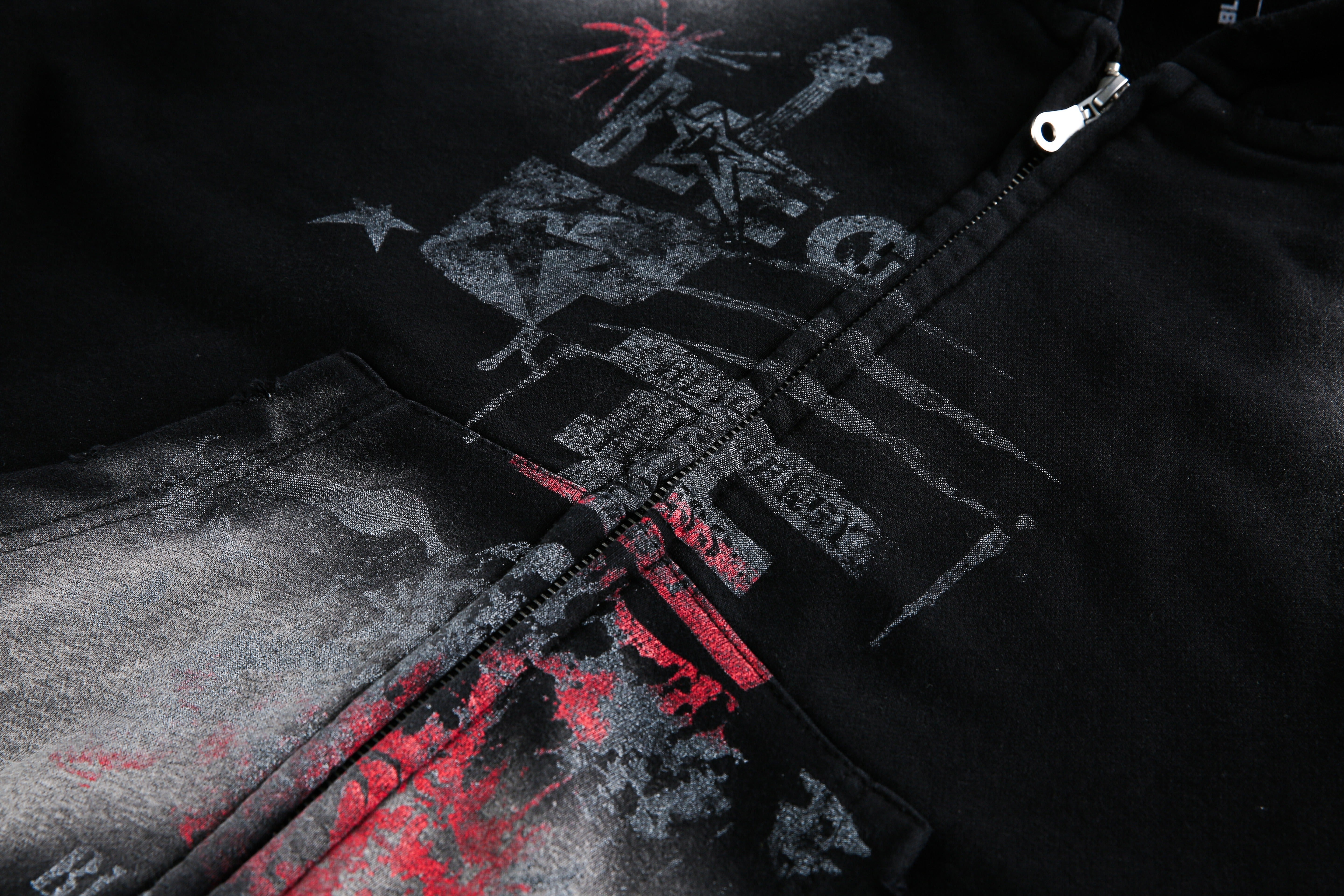 STARRVAINT “Rise and Grind” Zip-Up Hoodie