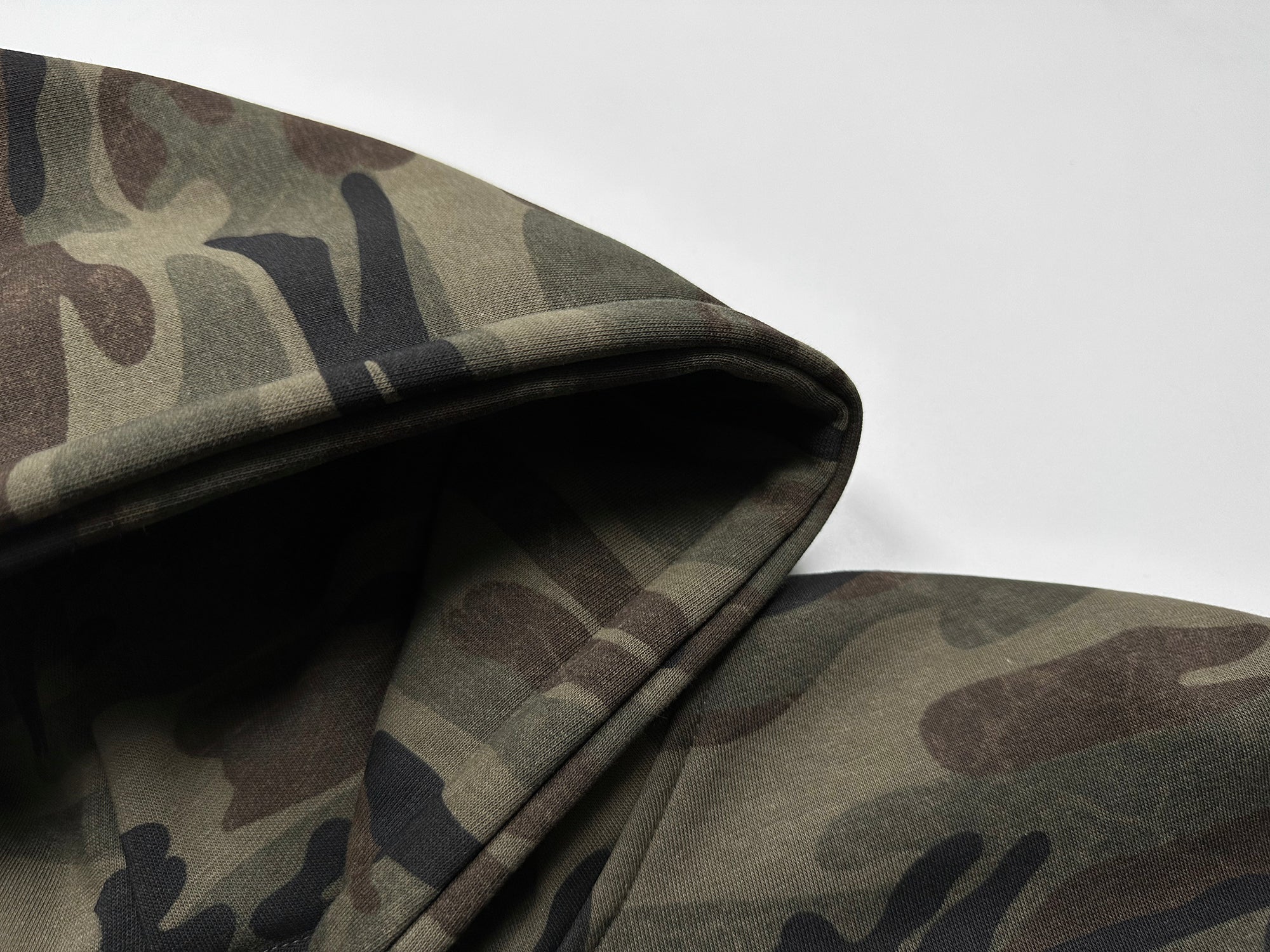 STARRVAINT Camo Varsity Zip Hoodie