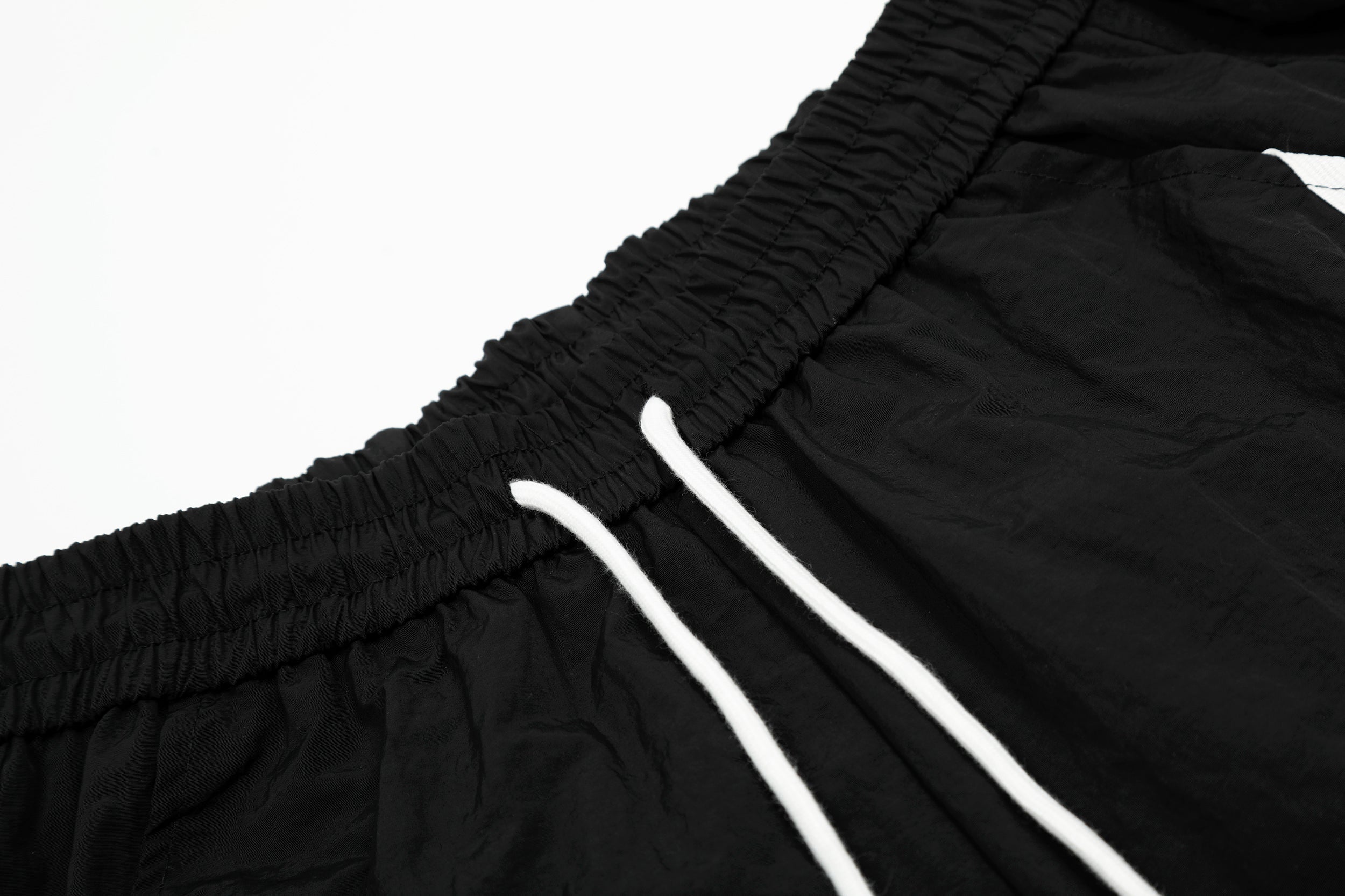 STARRVAINT Nylon Multi-Stripe Track Wide-Leg Pants