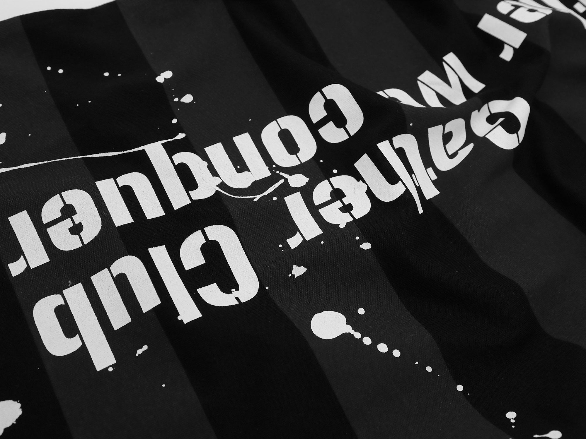 STARRVAINT Striped Graphic Tee