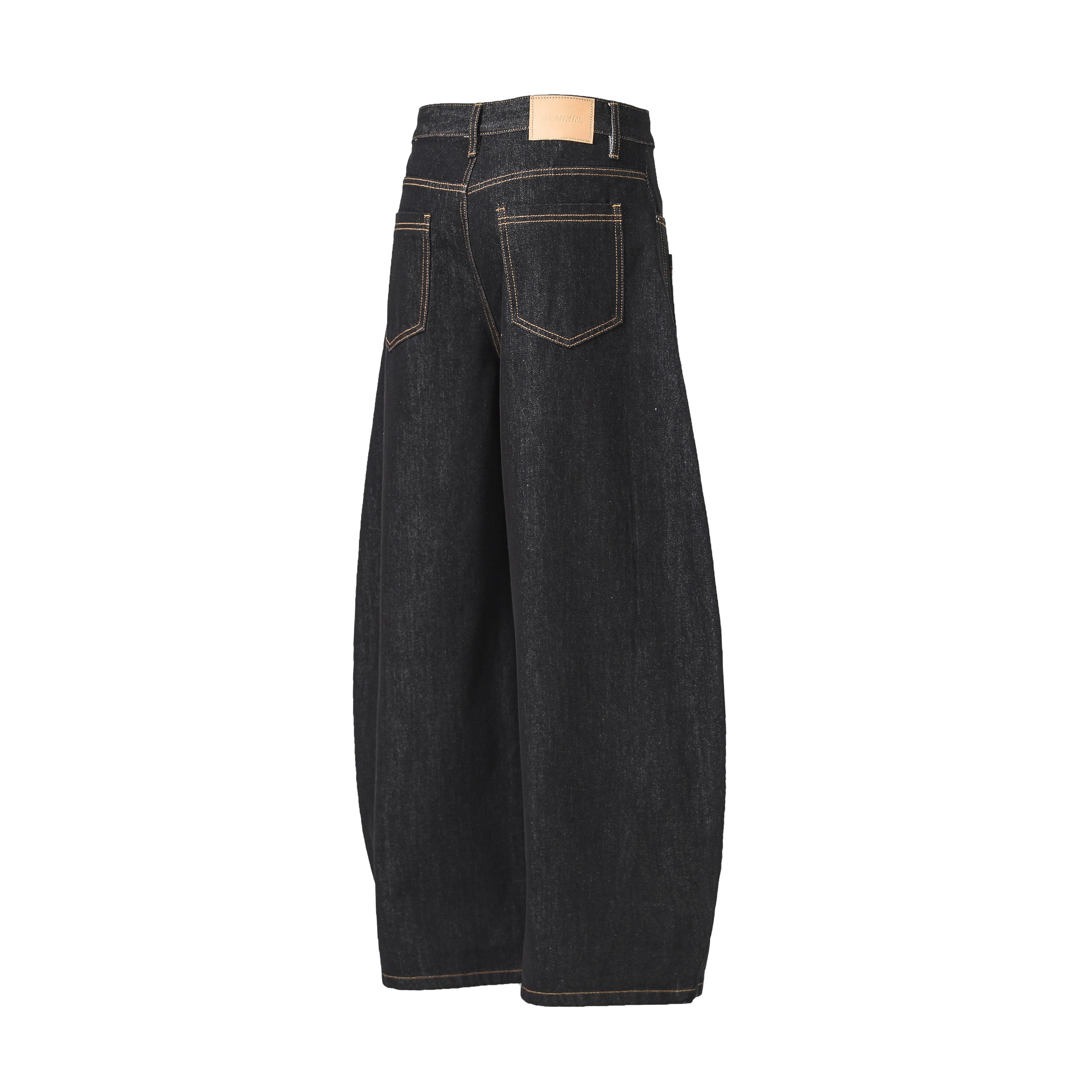 STARRVAINT Embroidered Pocket Wide-Leg Jeans
