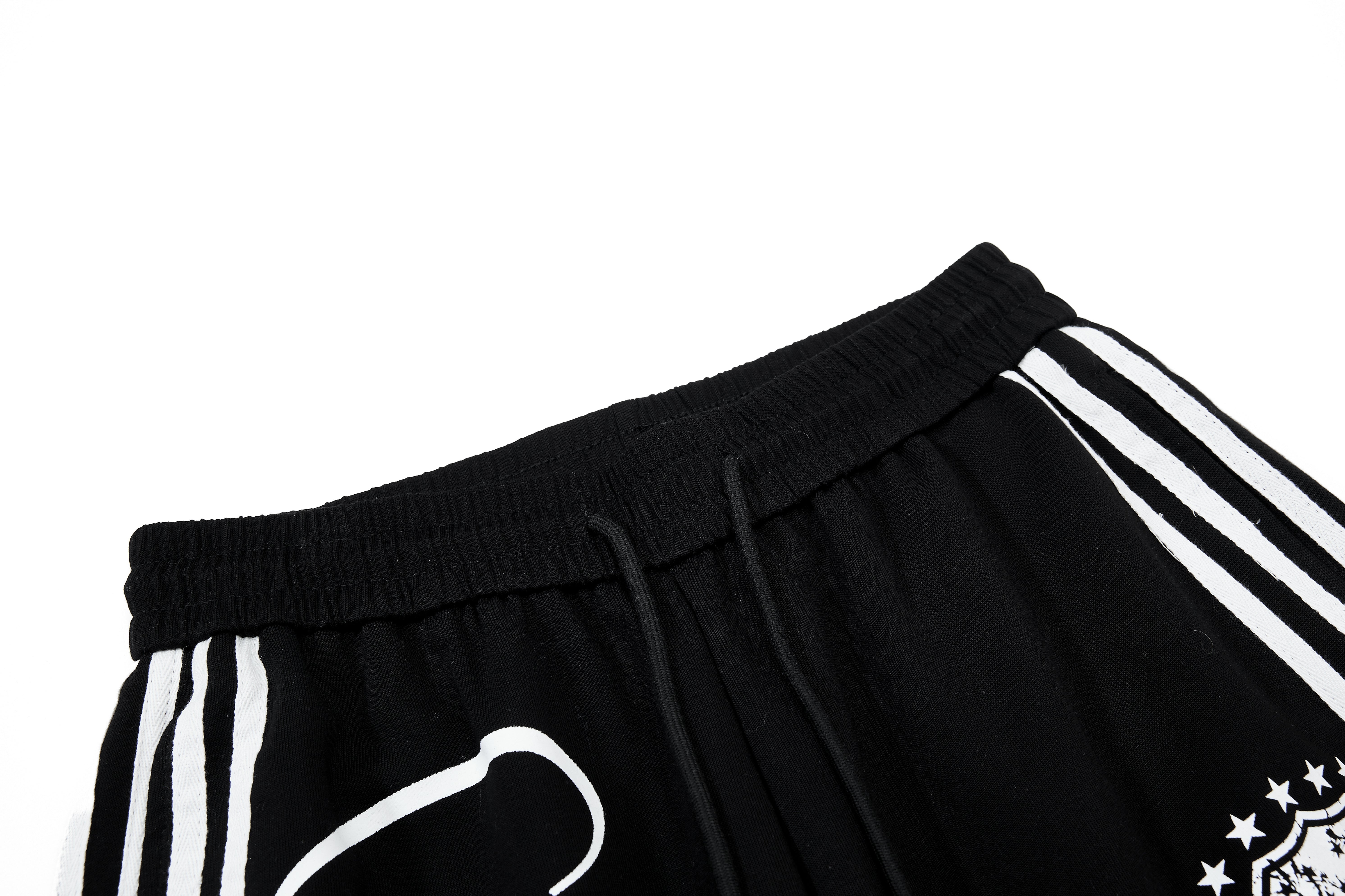 STARRVAINT Script Stripe Wide-Leg Sweatpants