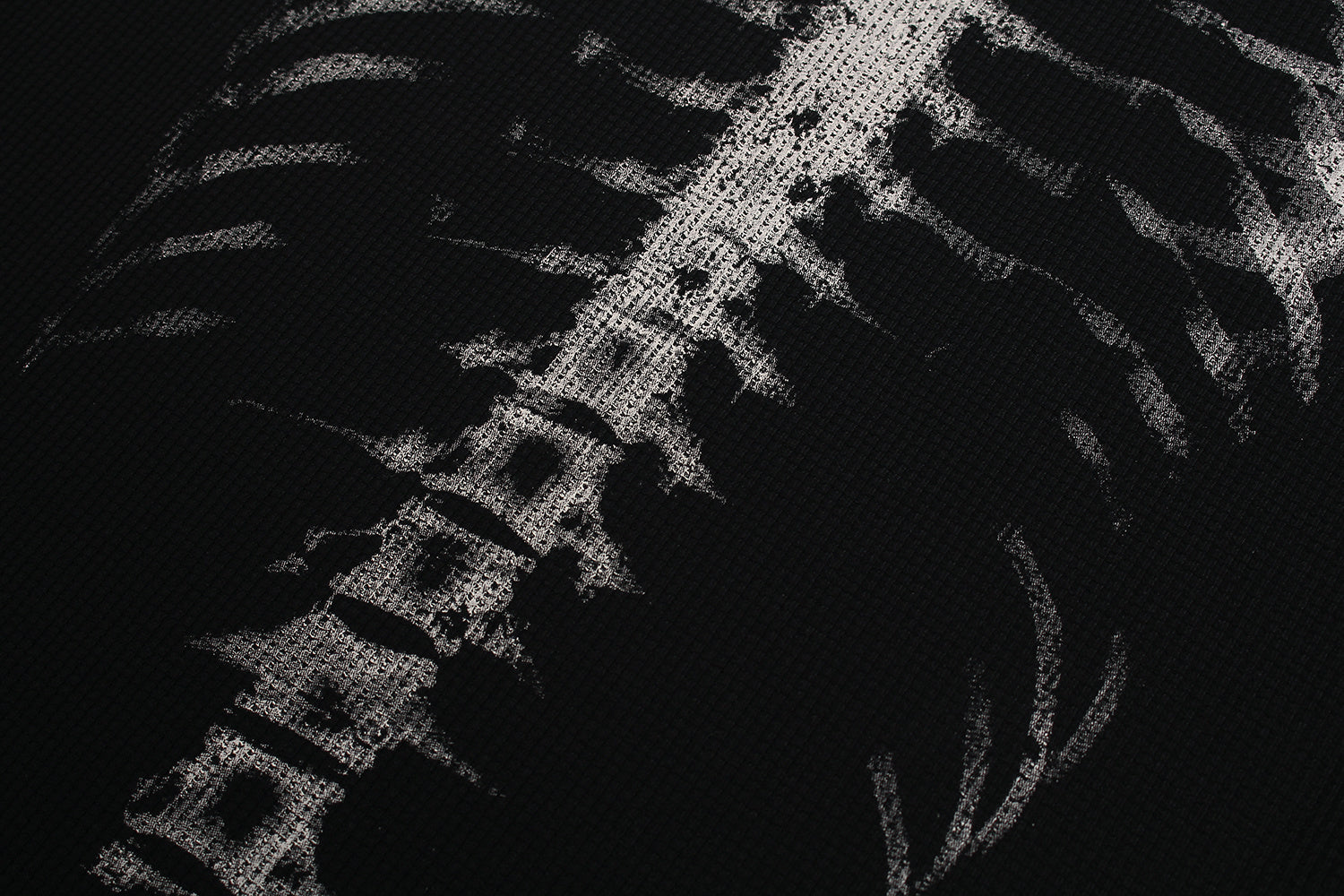 STARRVAINT Skeleton Print Long Sleeve Tee