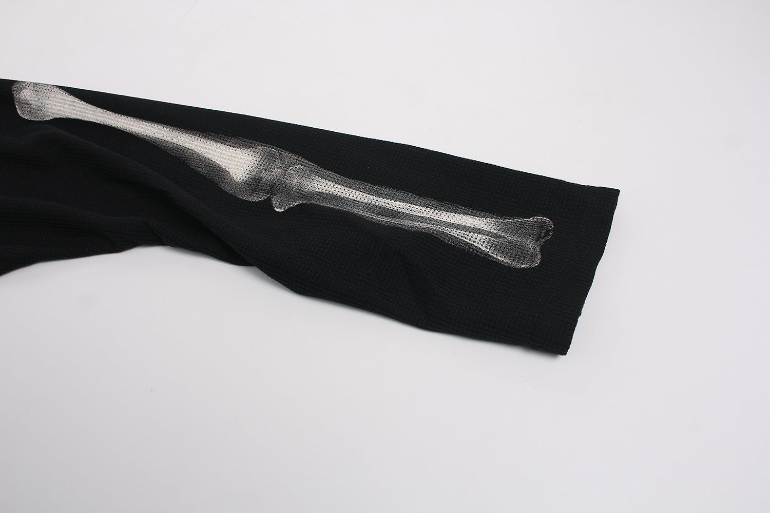 STARRVAINT Skeleton Print Long Sleeve Tee