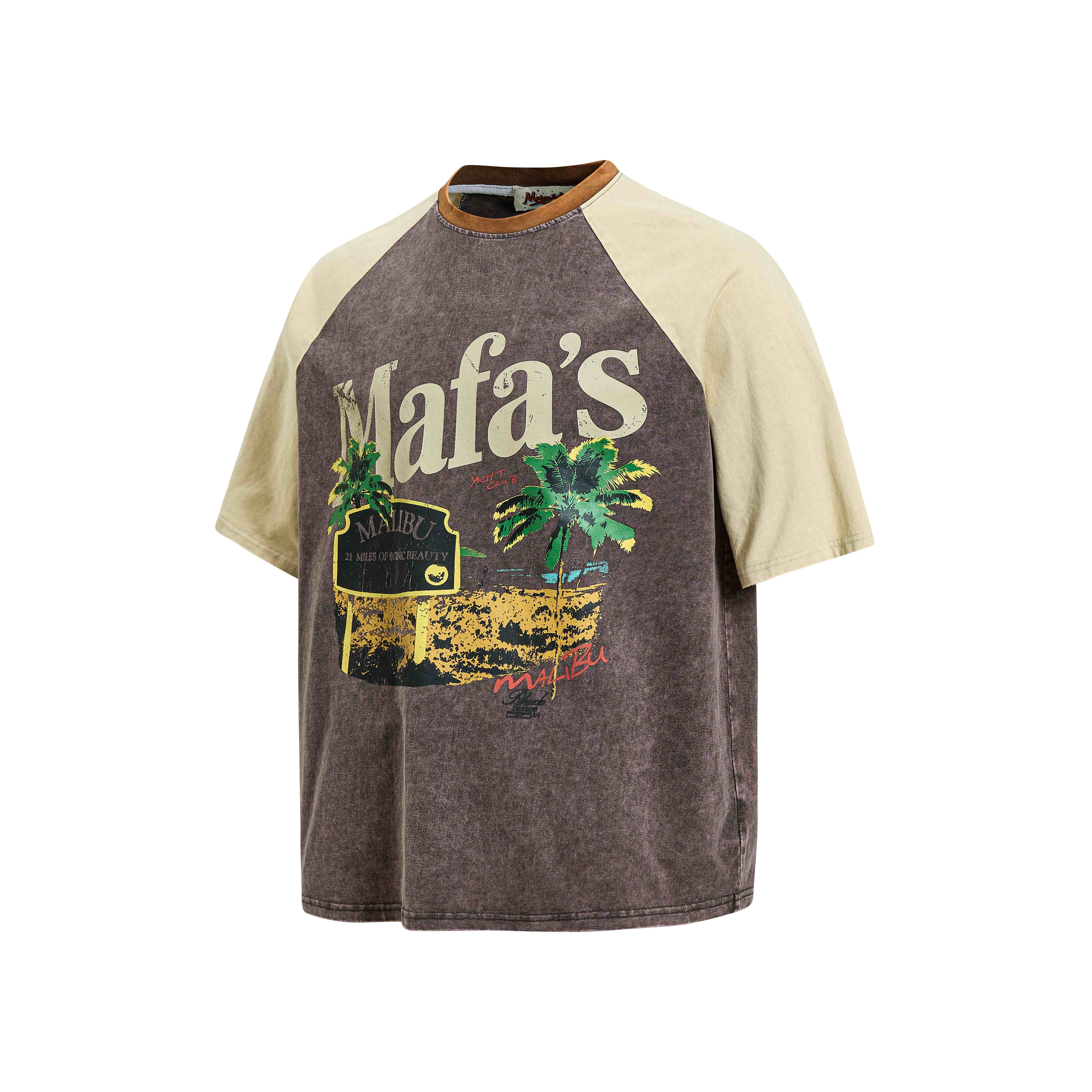 STARRVAINT Malibu Washed Raglan Tee