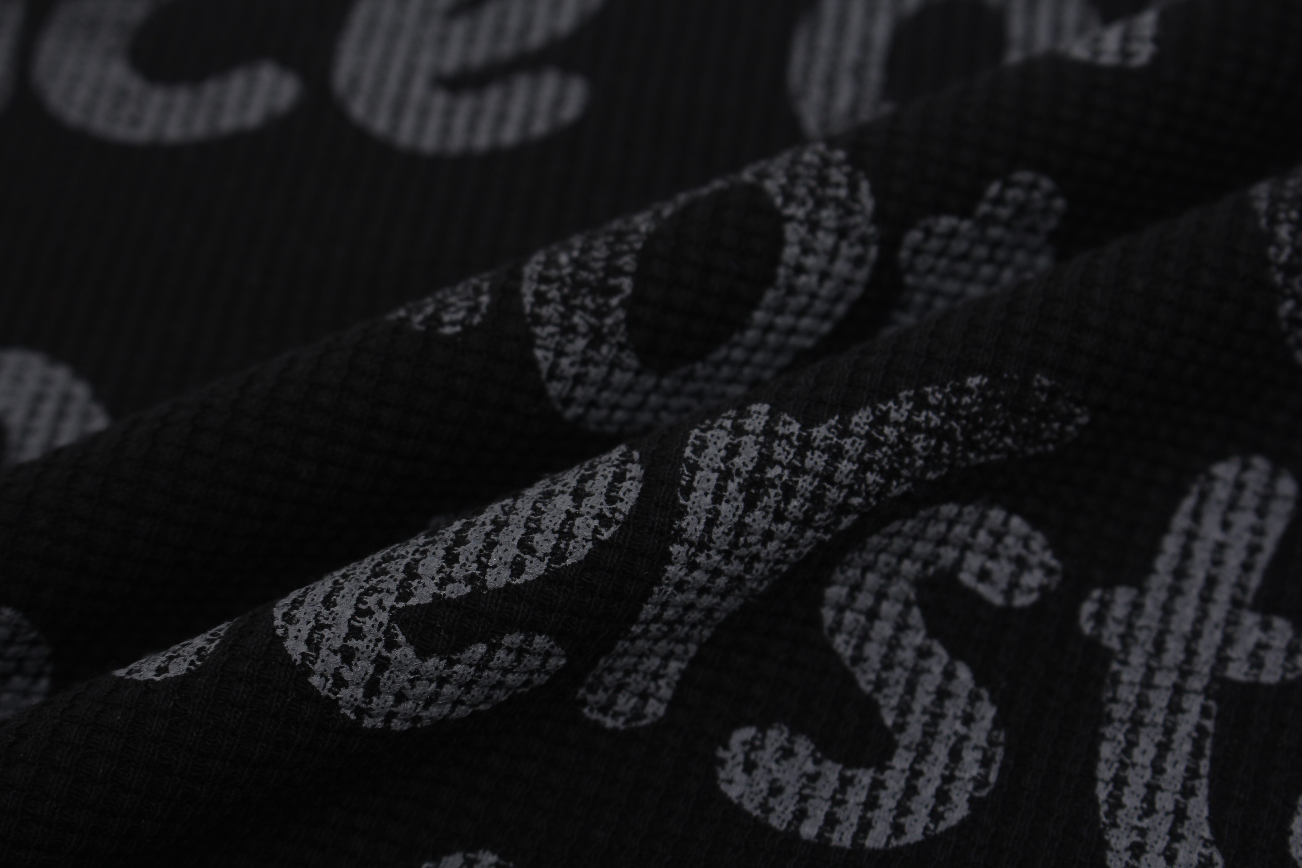 STARRVAINT Graphic Waffle Long Sleeve