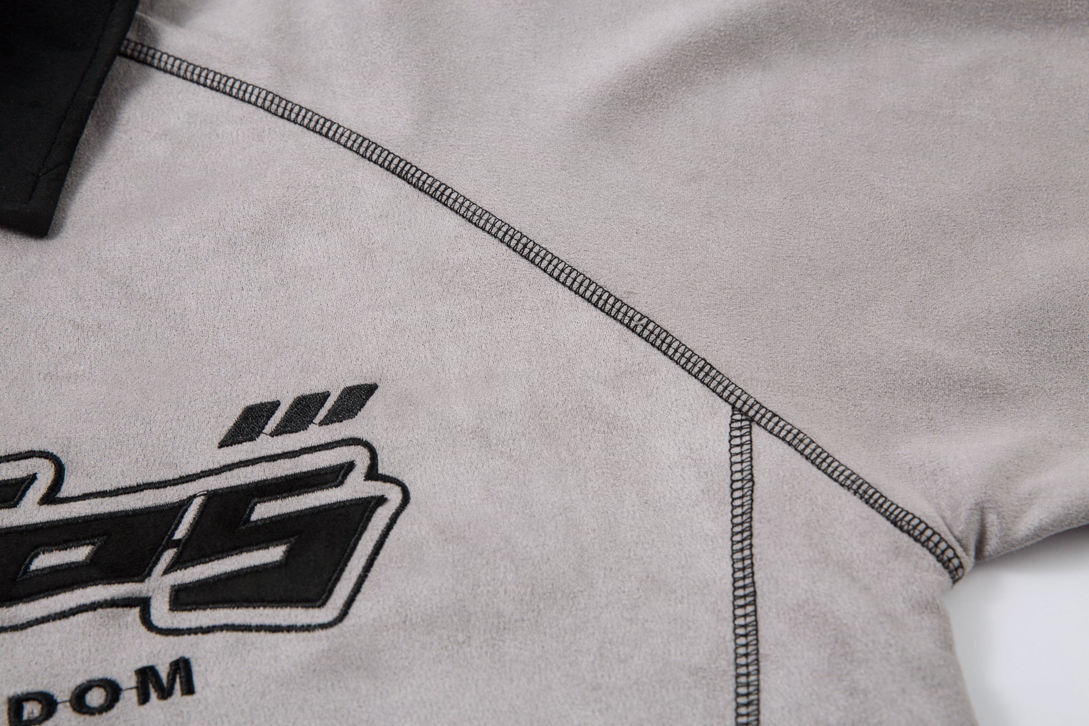 STARRVAINT Contrast Panel Long-Sleeve Polo
