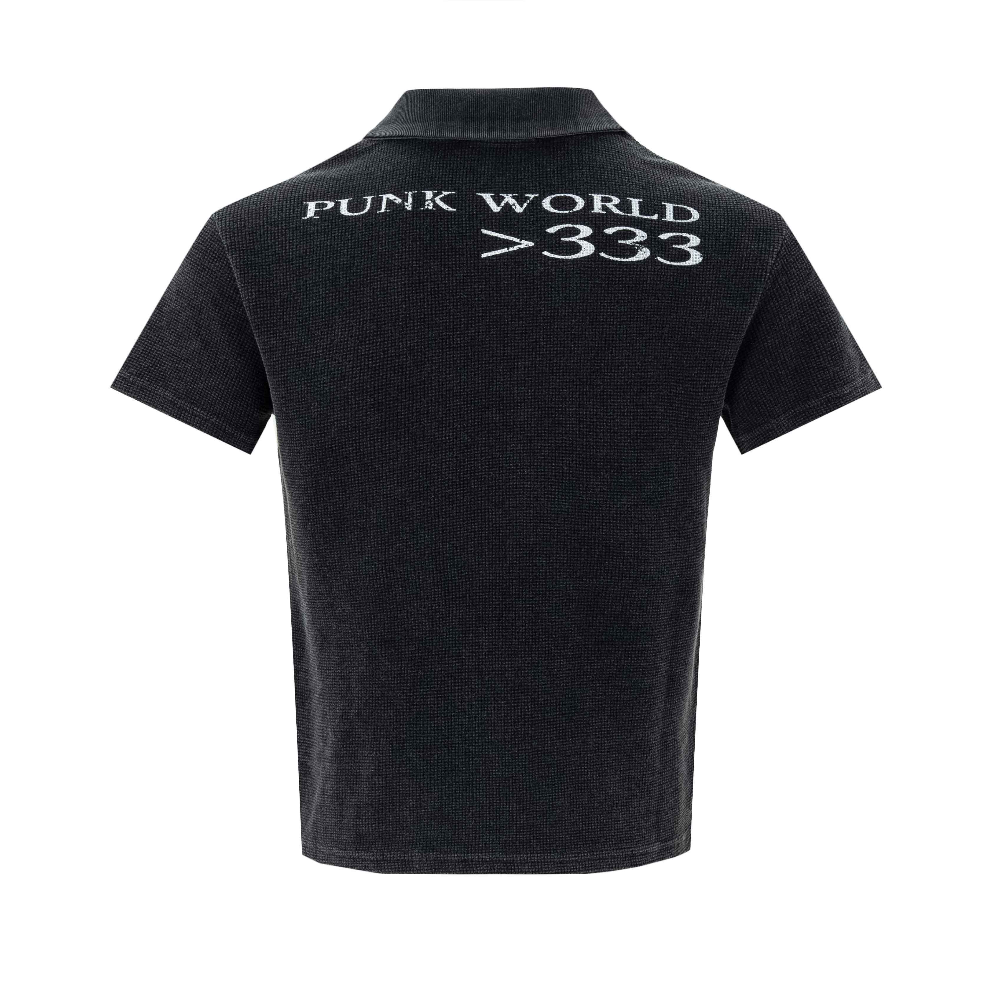 STARRVAINT Vintage Washed Polo Tee