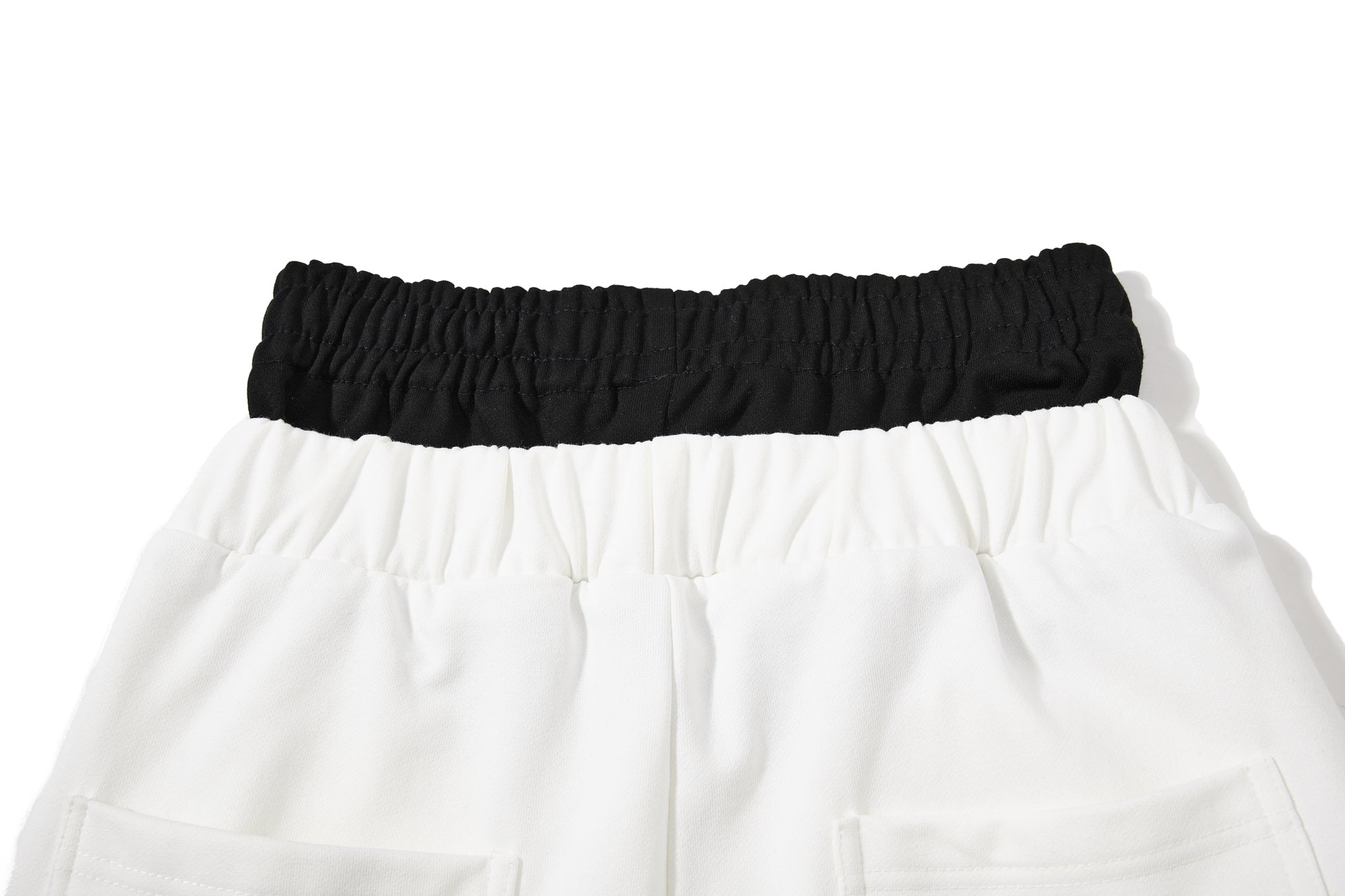 STARRVAINT “Distressed Panel Wide-Leg Sweatpants”