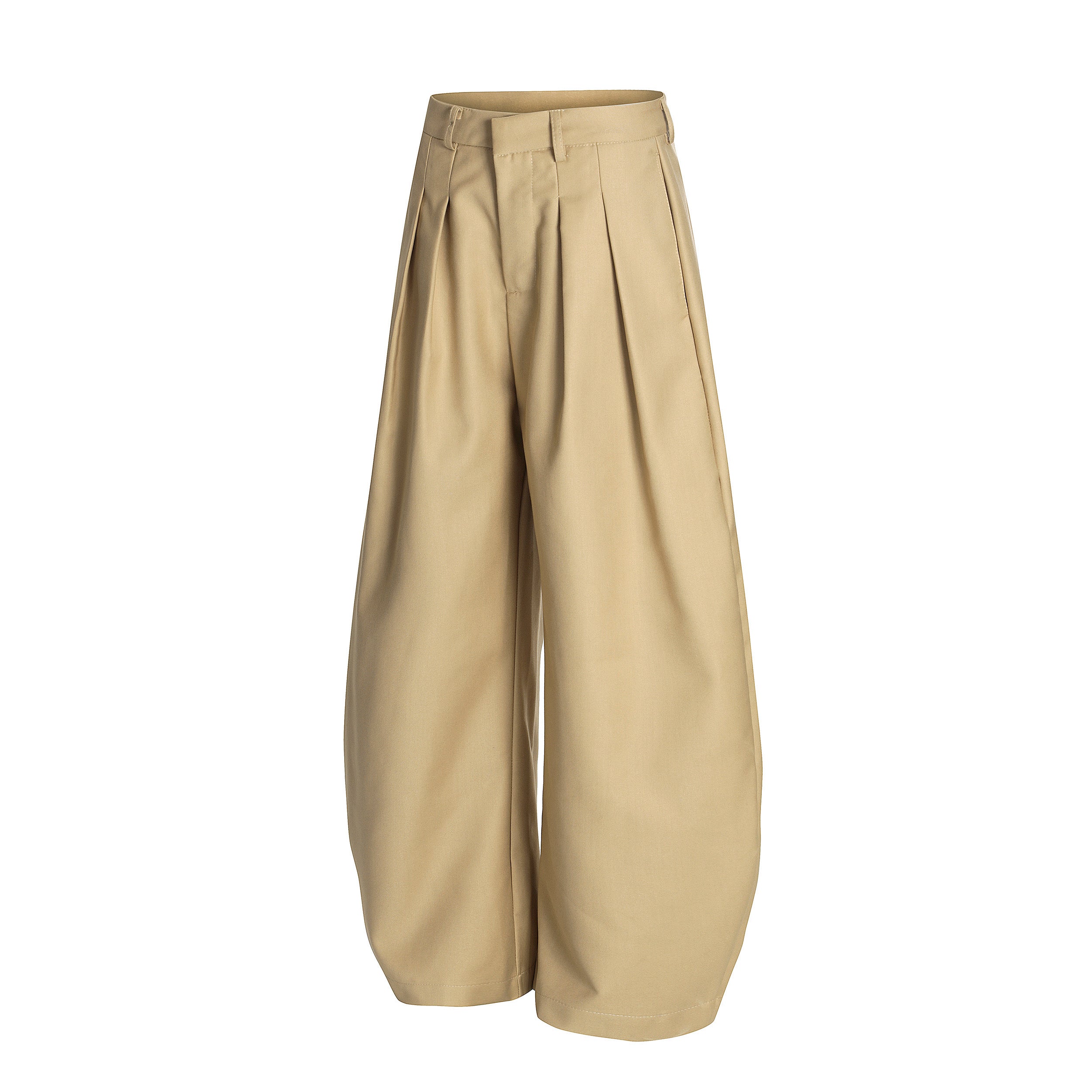 STARRVAINT Pleated Barrel Trousers