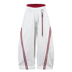 STARRVAINT Double Stripe Barrel Sweatpants
