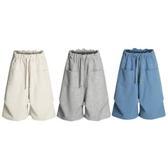 STARRVAINT “Minimal Lounge Wide Shorts”