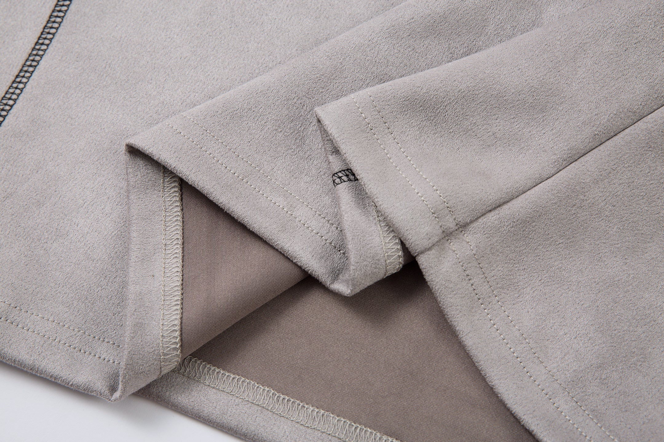 STARRVAINT Contrast Panel Long-Sleeve Polo