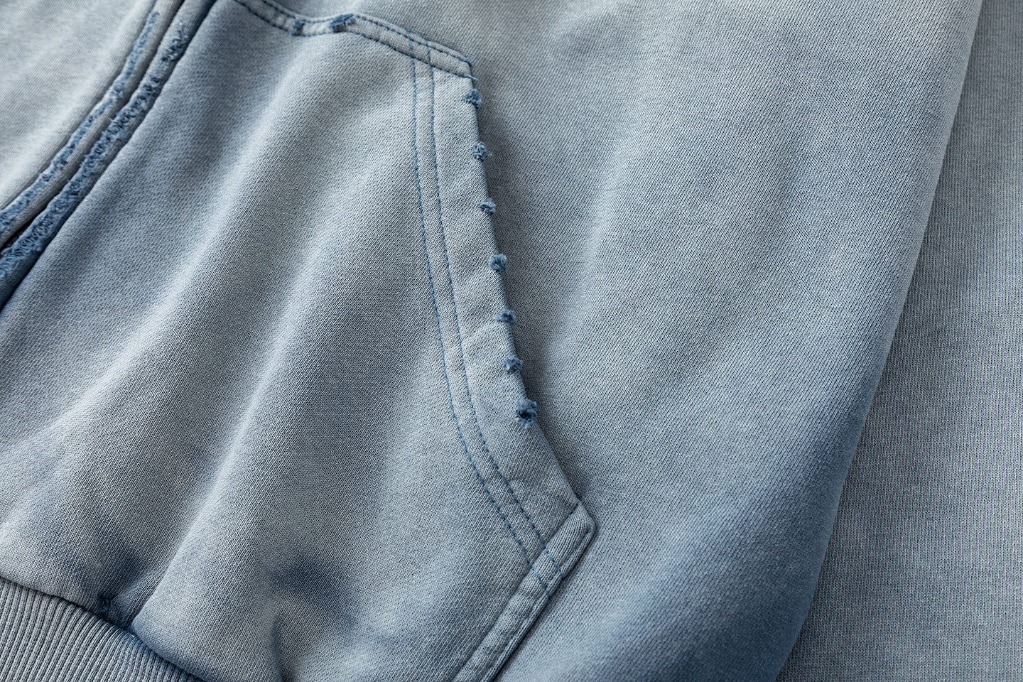 STARRVAINT Vintage Patch Zip-Up Hoodie