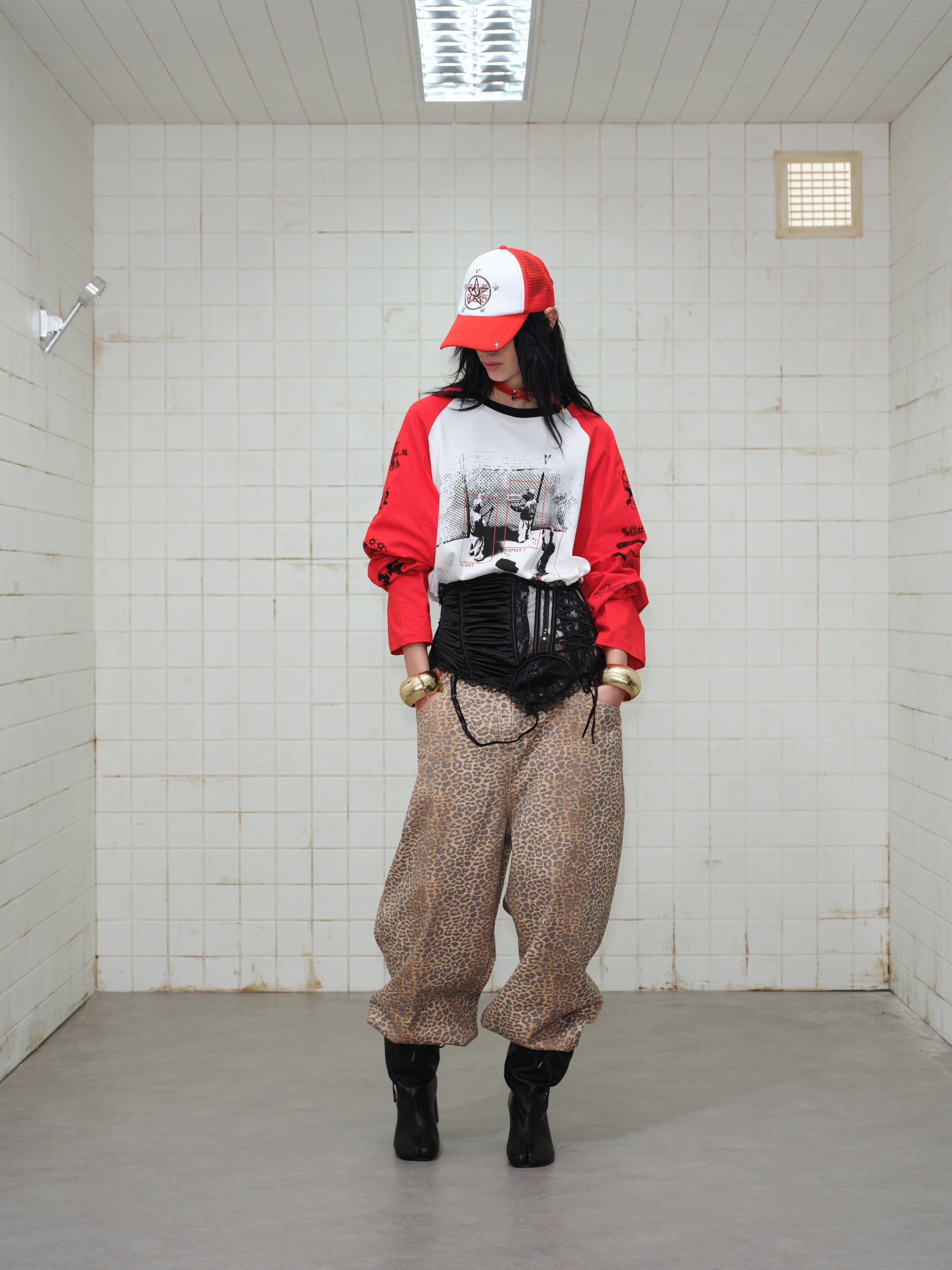 STARRVAINT Graphic Raglan Long-Sleeve T-Shirt