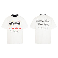 STARRVAINT “Number Nine Horses” Graphic T-Shirt