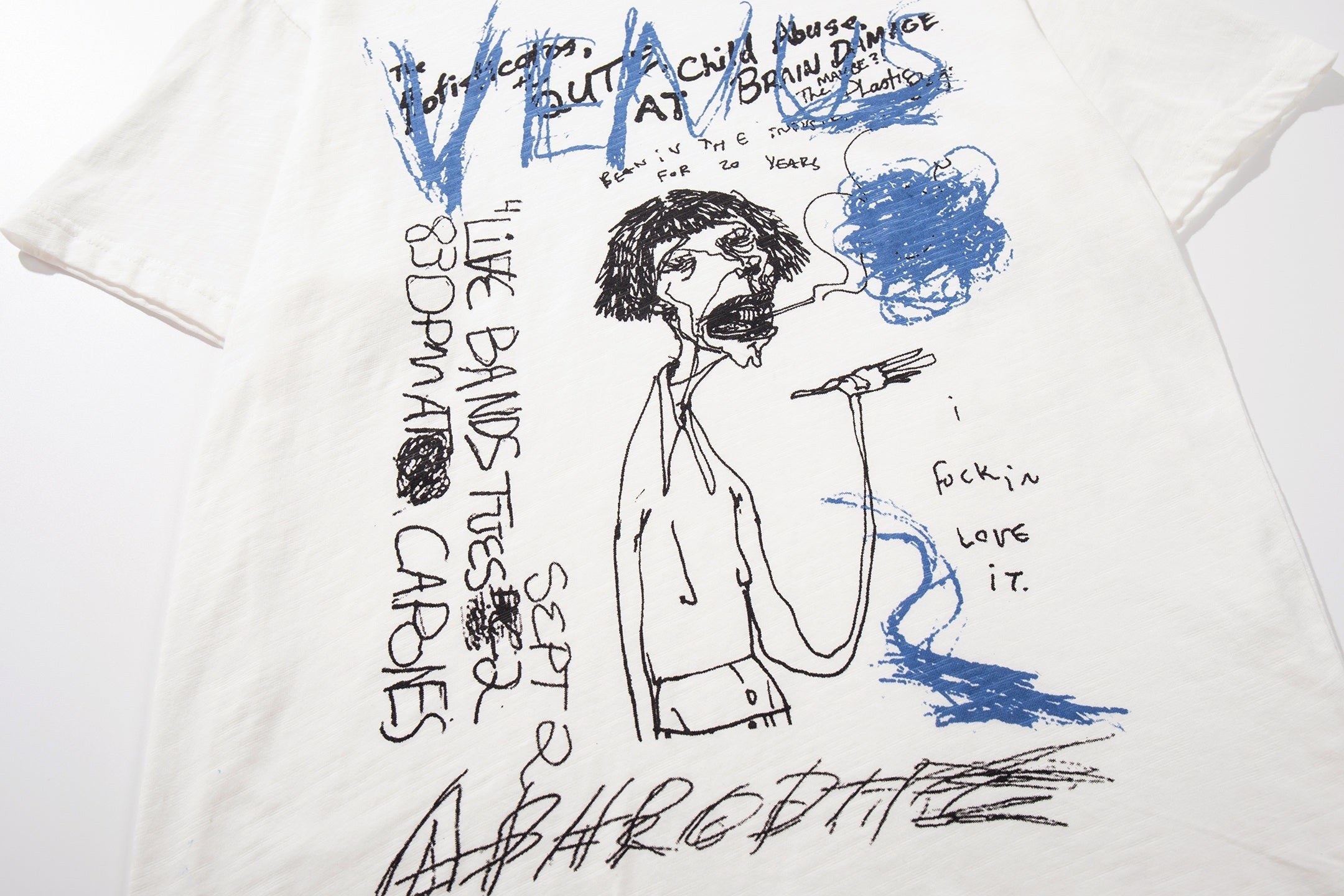 STARRVAINT Abstract Sketch Graphic T-Shirt