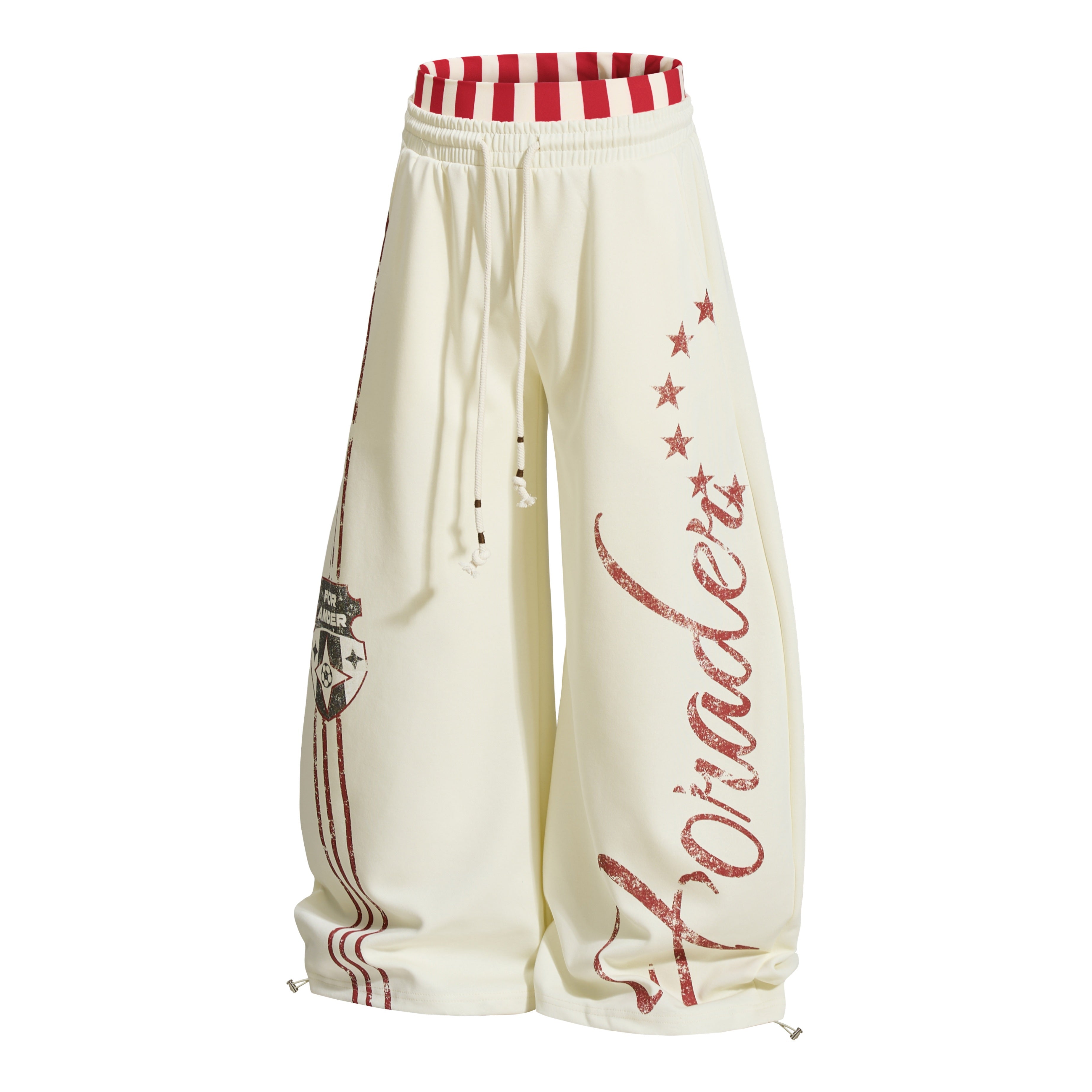 STARRVAINT “American Varsity” Wide-Leg Sweatpants