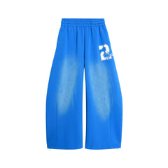STARRVAINT Gradient Washed Wide-Leg Sweatpants