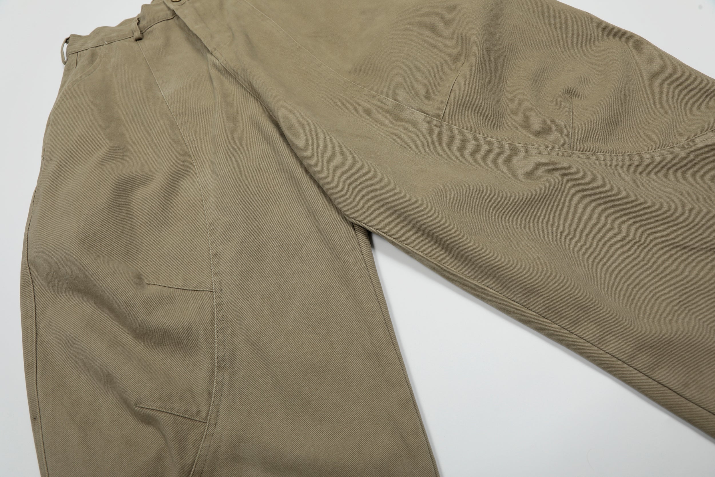 STARRVAINT Vintage Arc-Pocket Balloon Pants